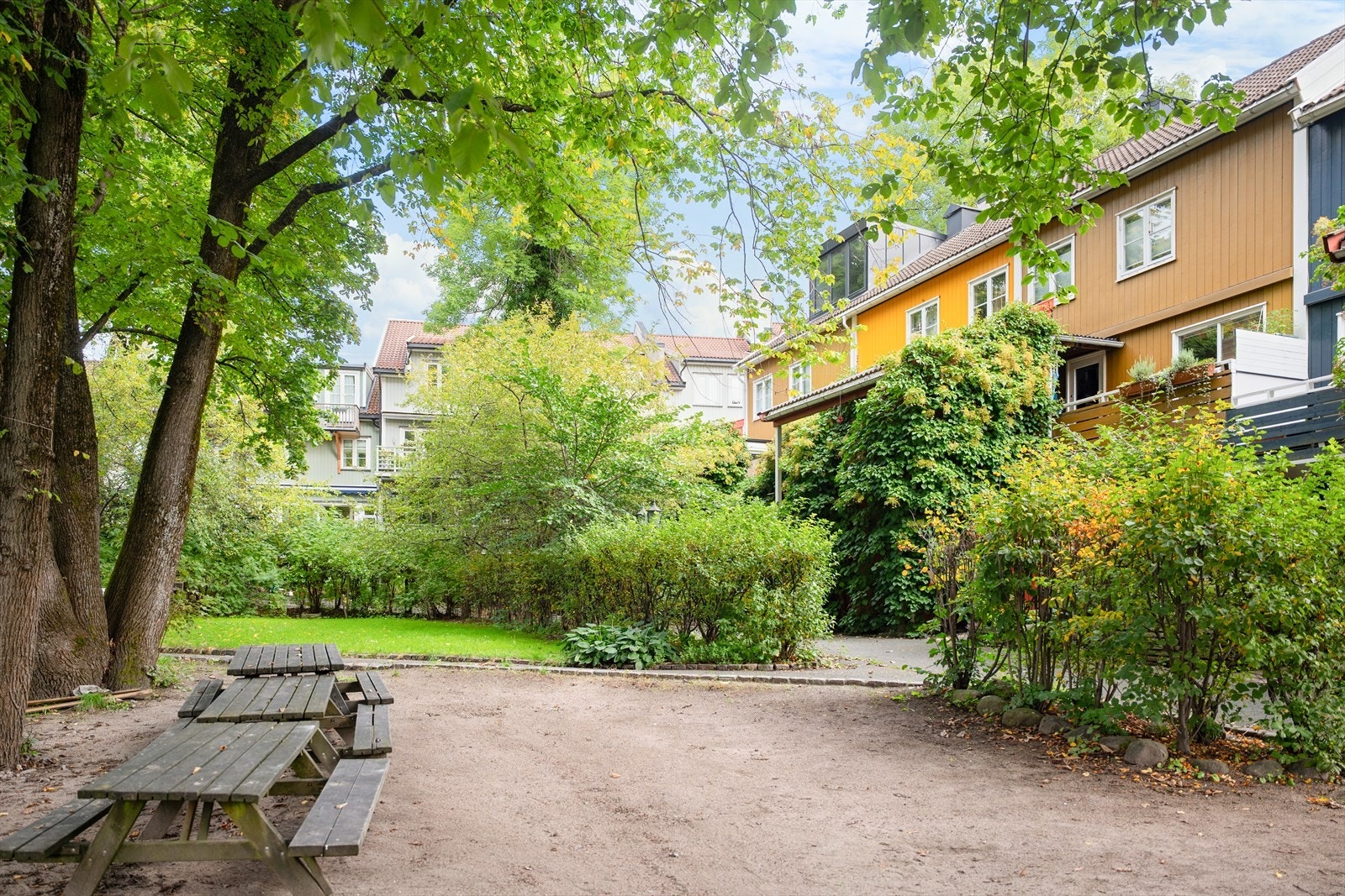 Flotte og frodige fellesområdet rett utenfor døra Galleribilde