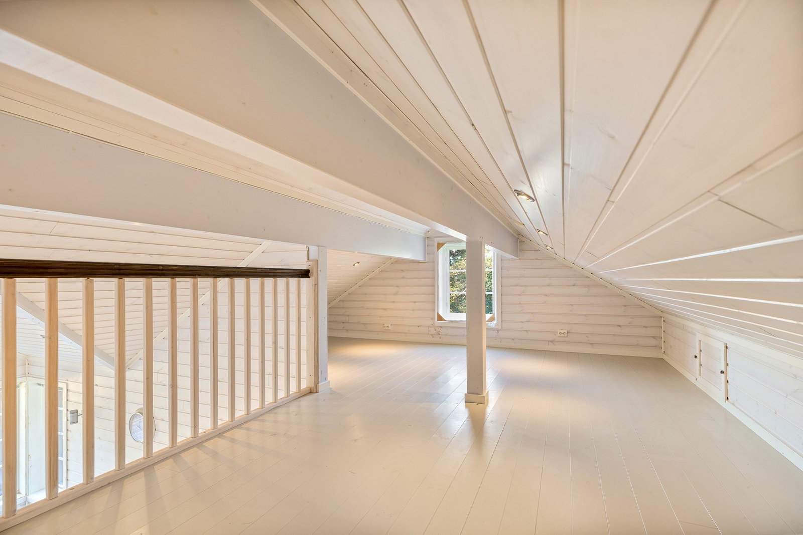 Hemsen kan komme veldig godt med om man skulle trenge noen ekstra sovemuligheter. Her er vindu og et godt gulvareal med fleksibel bruk. Galleribilde