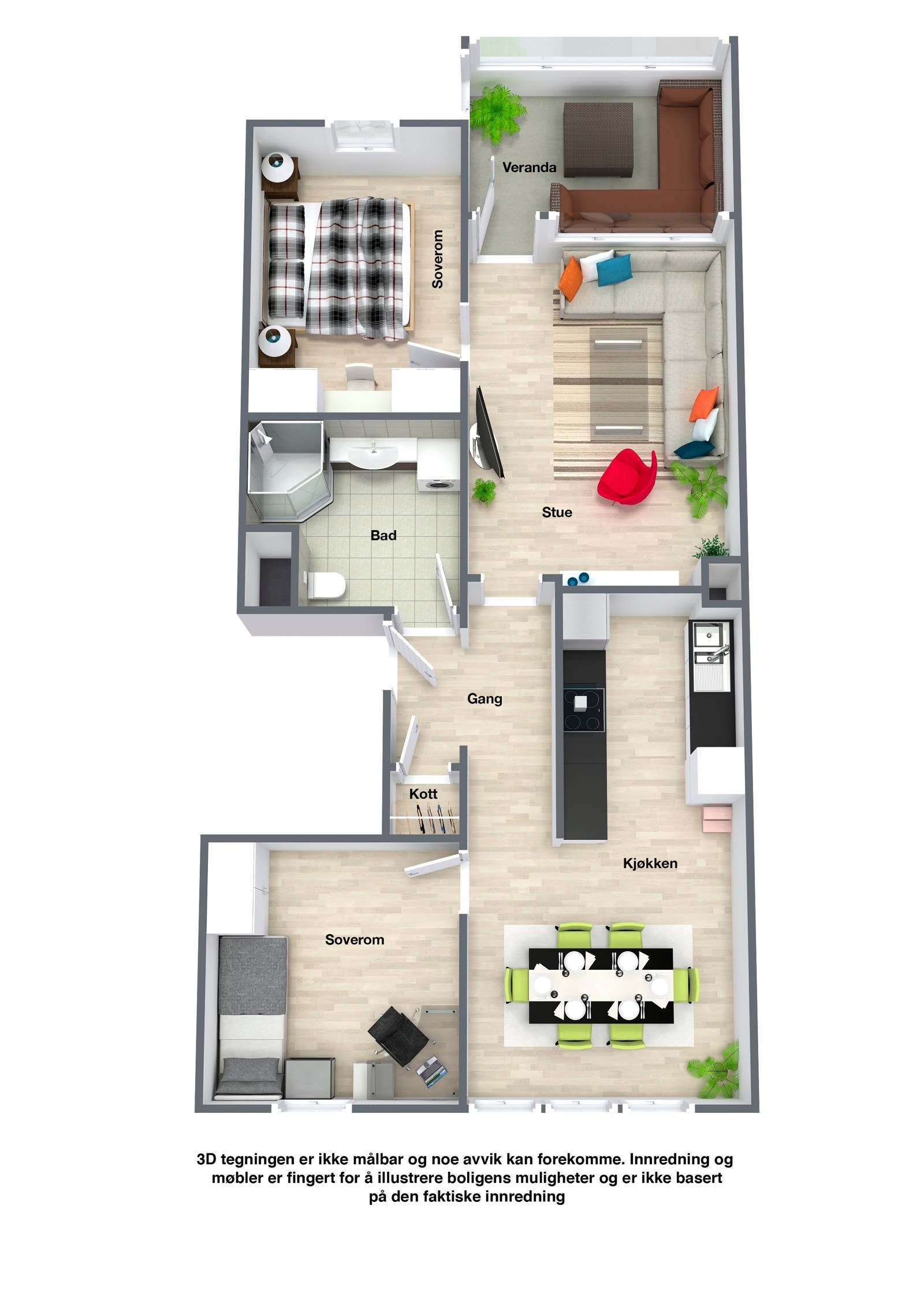 Planskisse Galleribilde