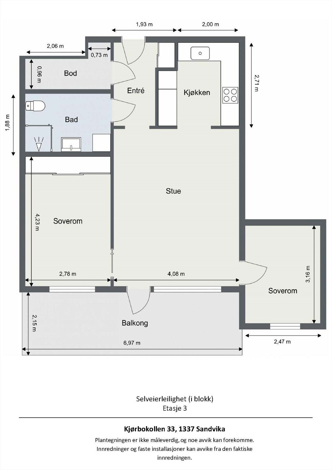 Planskisse. Galleribilde
