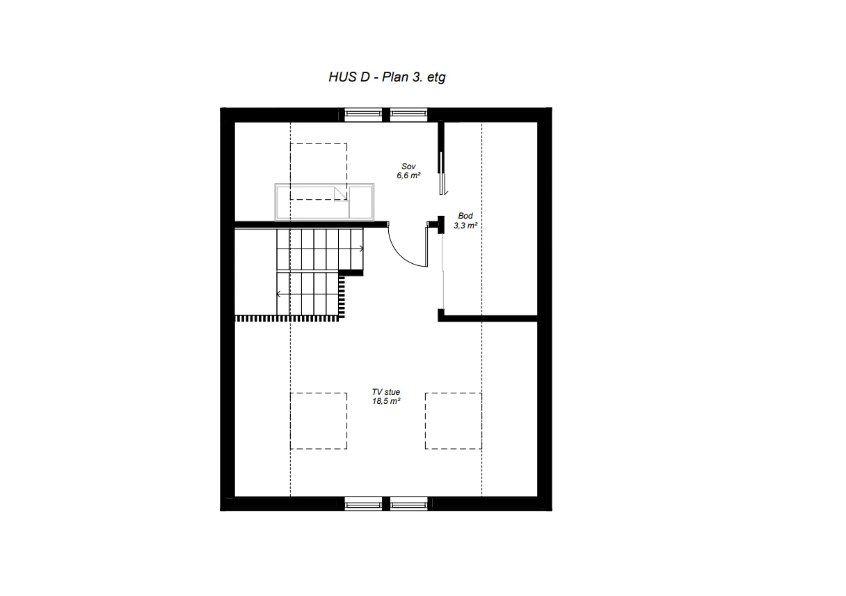 Plantegning 3.etasje Galleribilde
