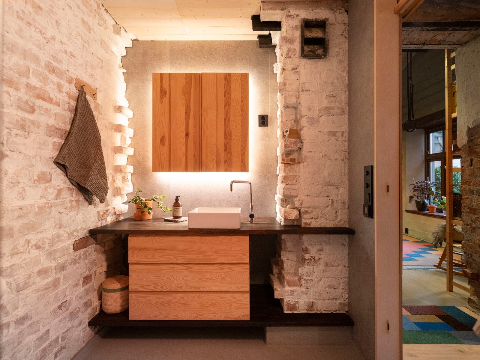 Badet har flotte detaljer og fin belysning. Galleribilde