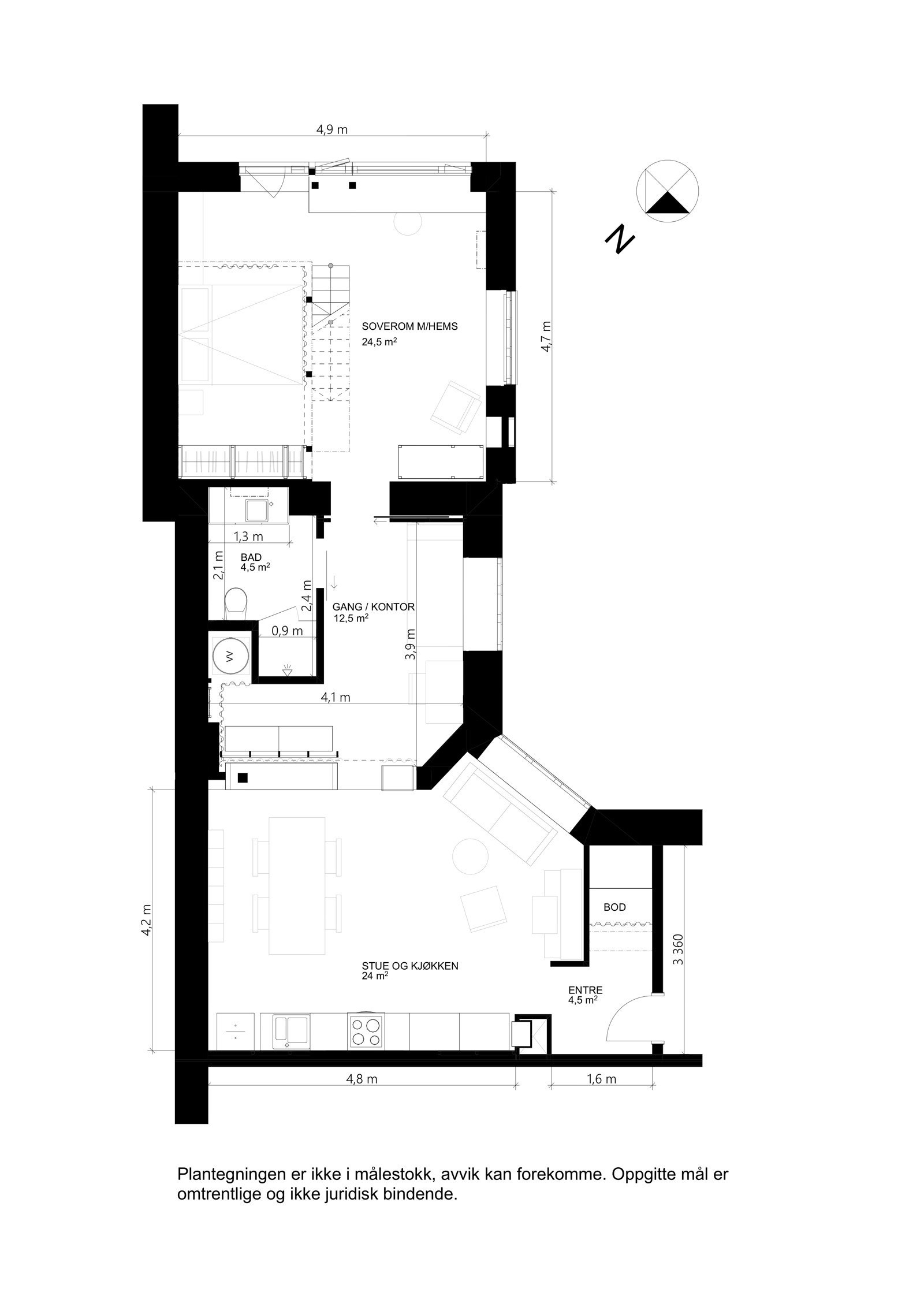 Planskisse. Galleribilde