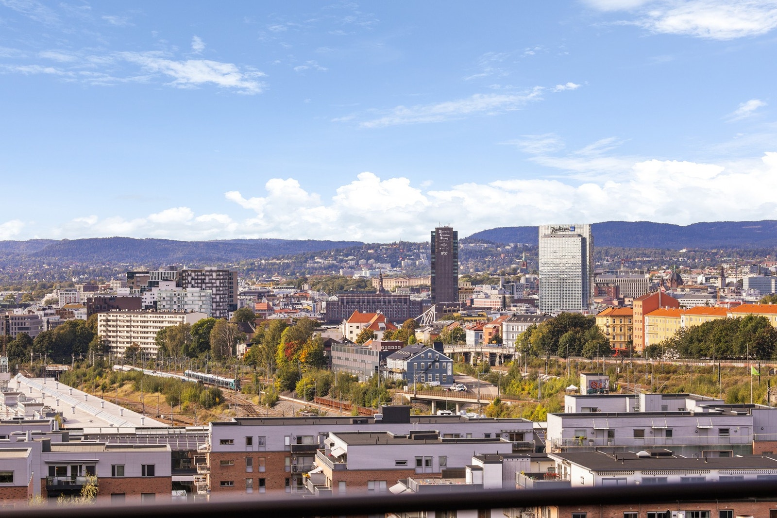 Utsikt til Oslo sentrum Galleribilde