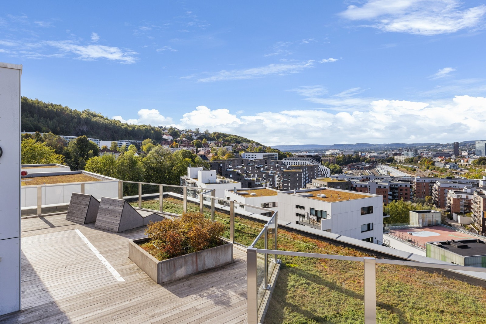 Felles takterrasse Galleribilde