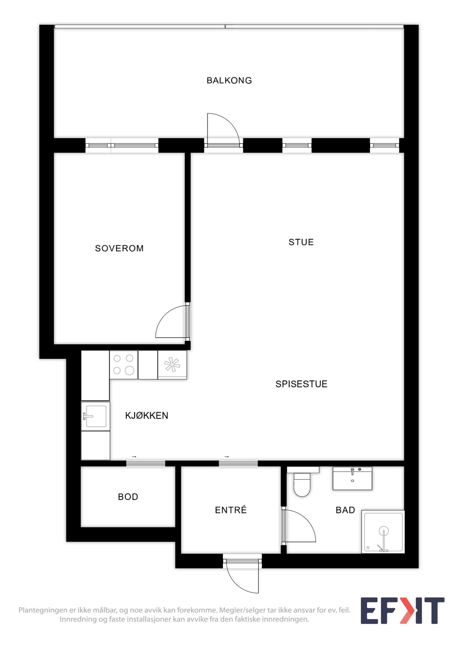 Plantegning Galleribilde