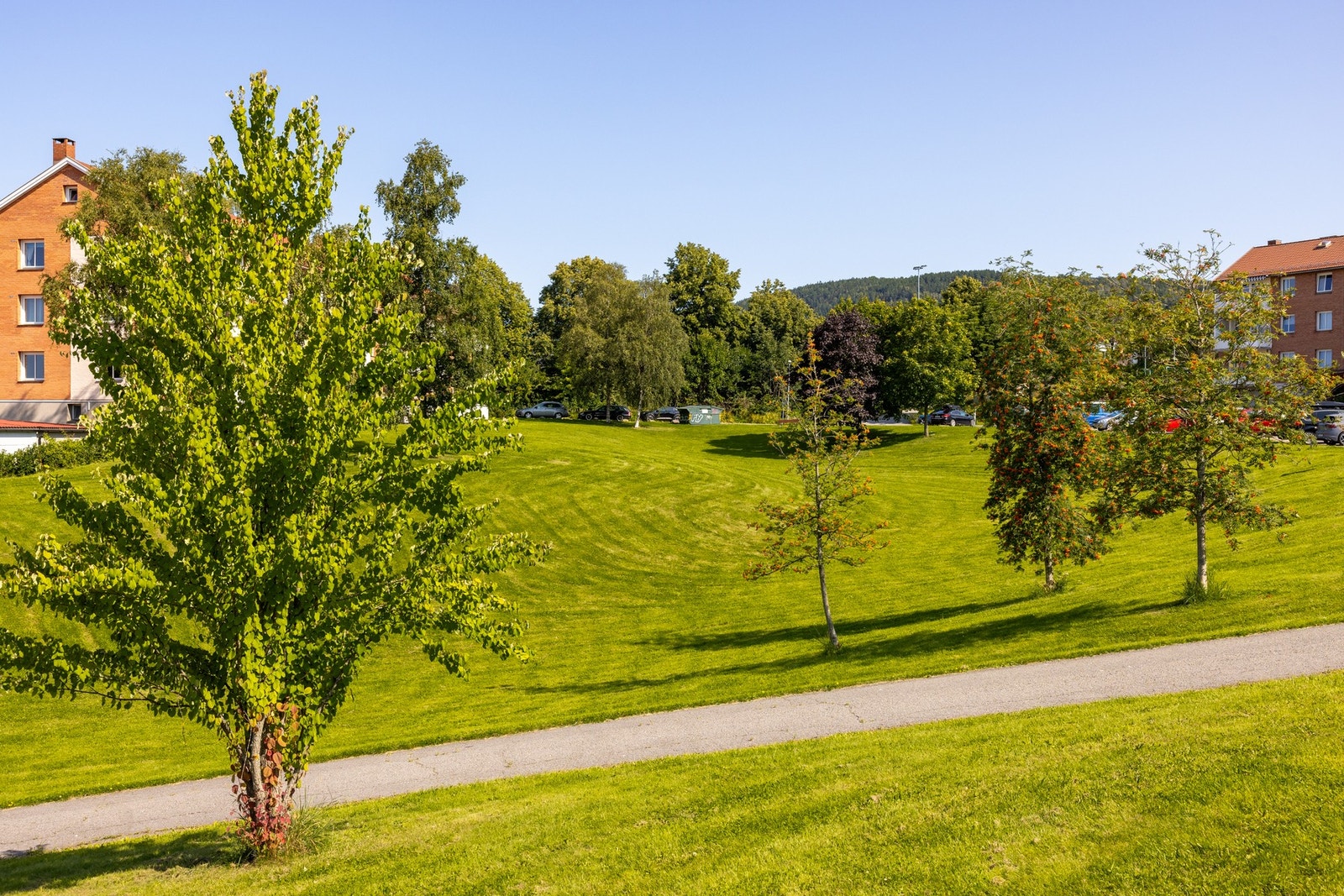 Her bor man omkranset av fine grøntområder og med kort vei til blant annet Grefsenkollen, Trollvann og Lillomarka. Galleribilde