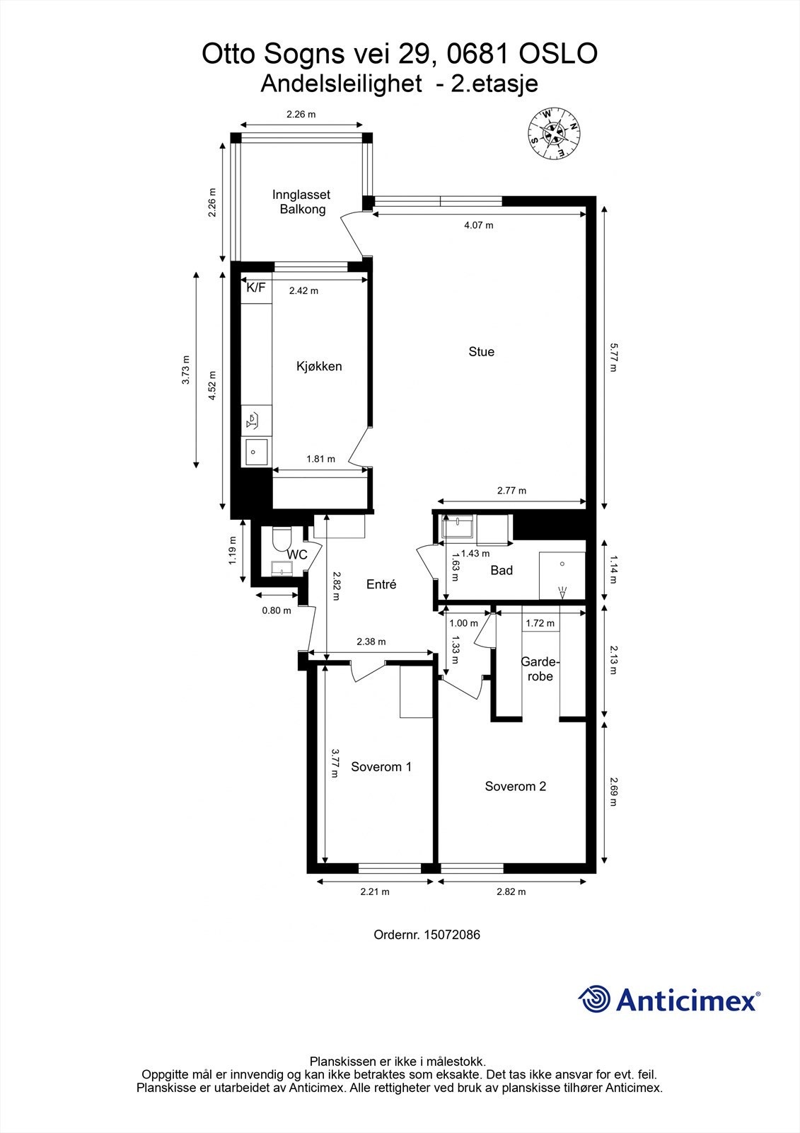 Plantegning Galleribilde