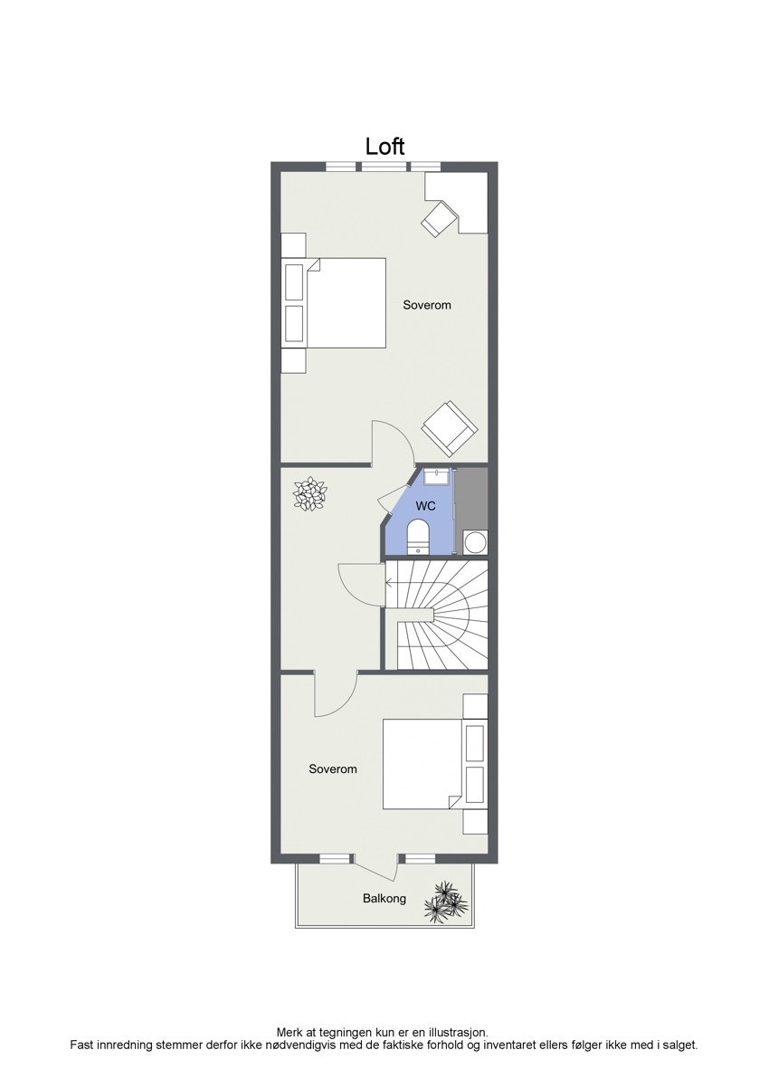 Plantegning 2.etasje Galleribilde