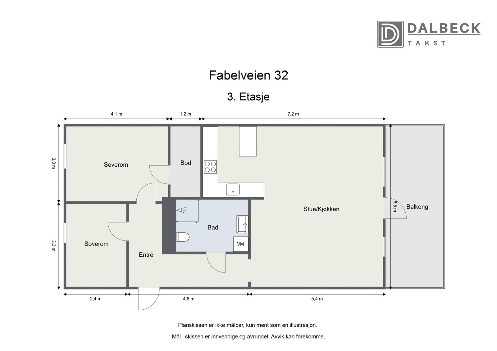 Vi starter med en titt på den praktiske planløsningen! Galleribilde