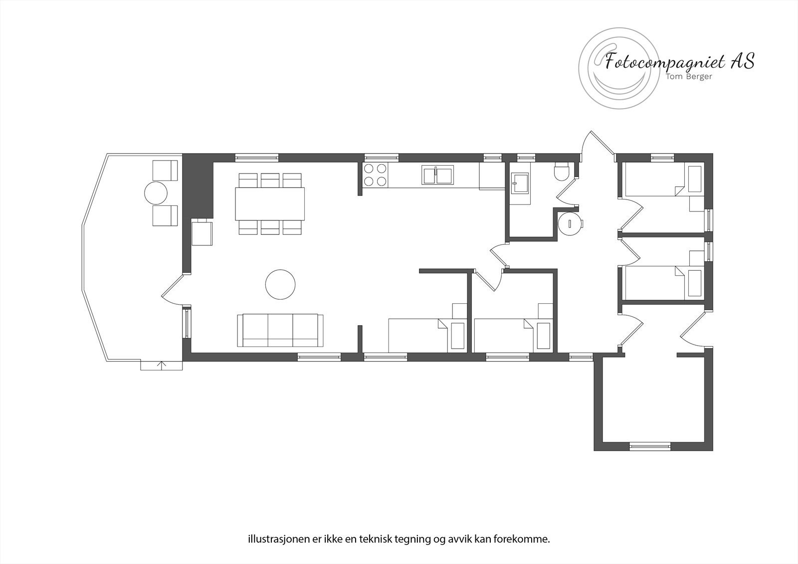 Plantegning Galleribilde