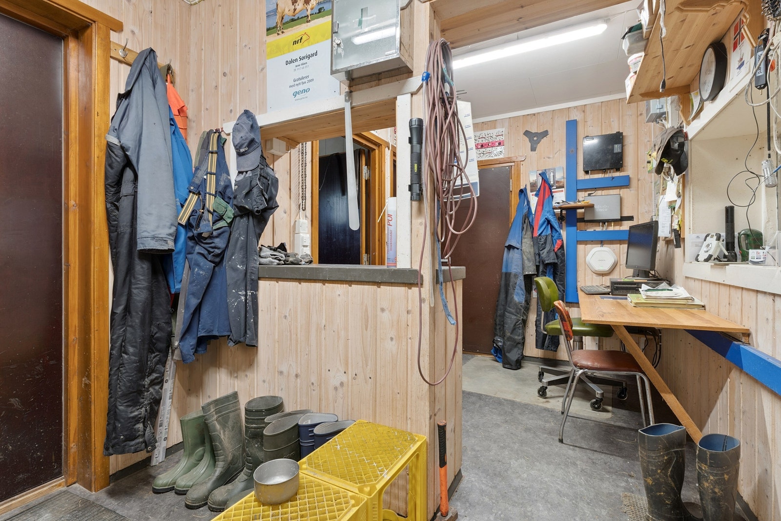 Kontor i fjøs Galleribilde