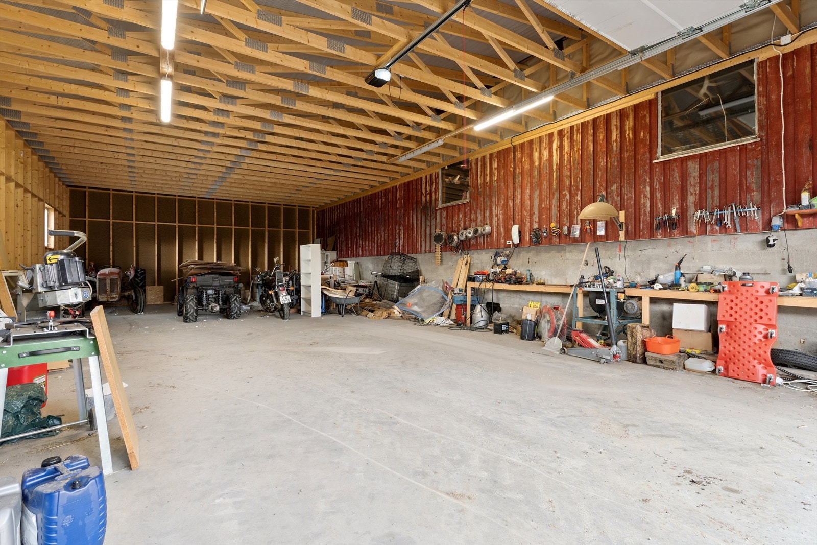 Tilbygg på redskapshus Galleribilde