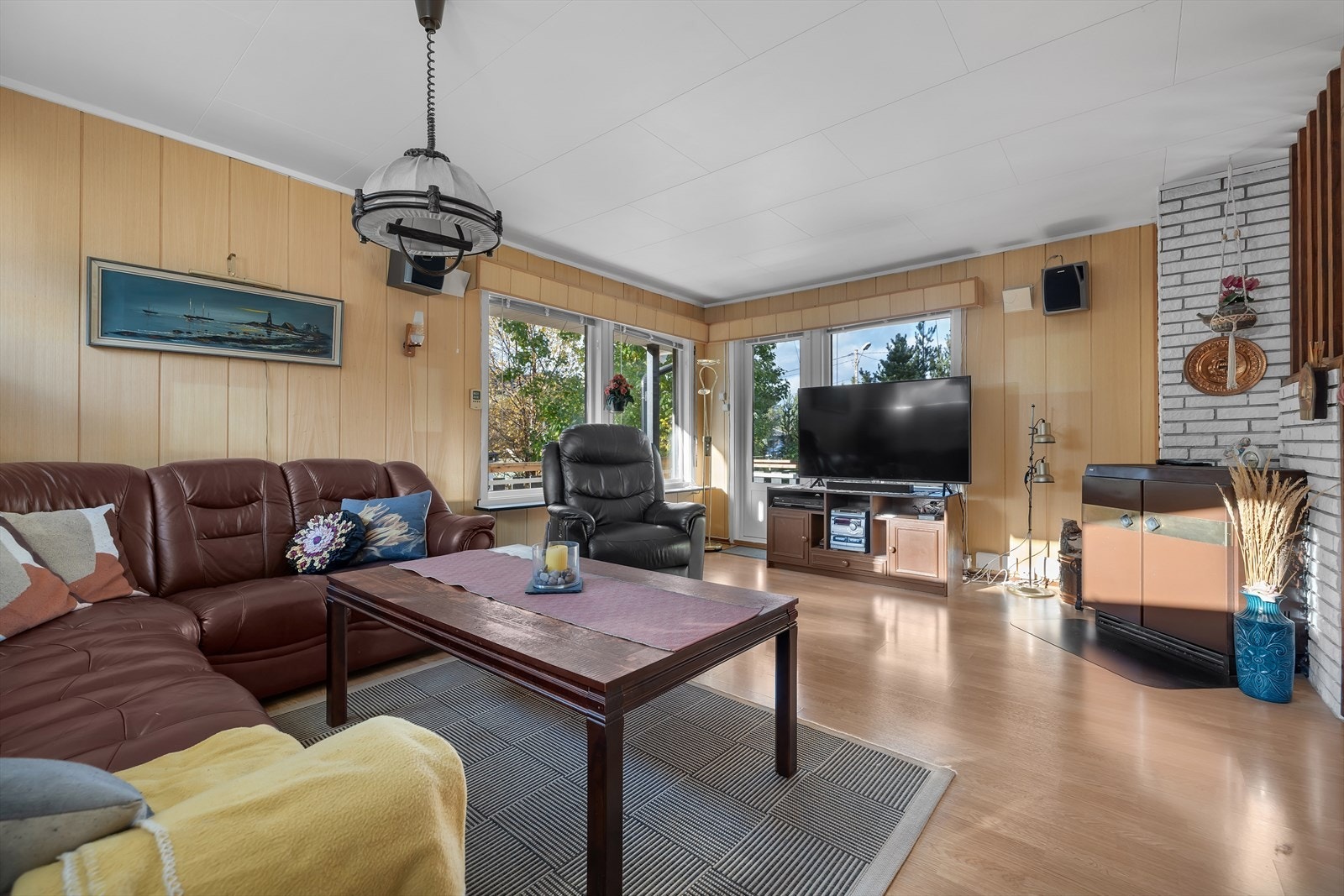 Utgang til veranda fra stue Galleribilde