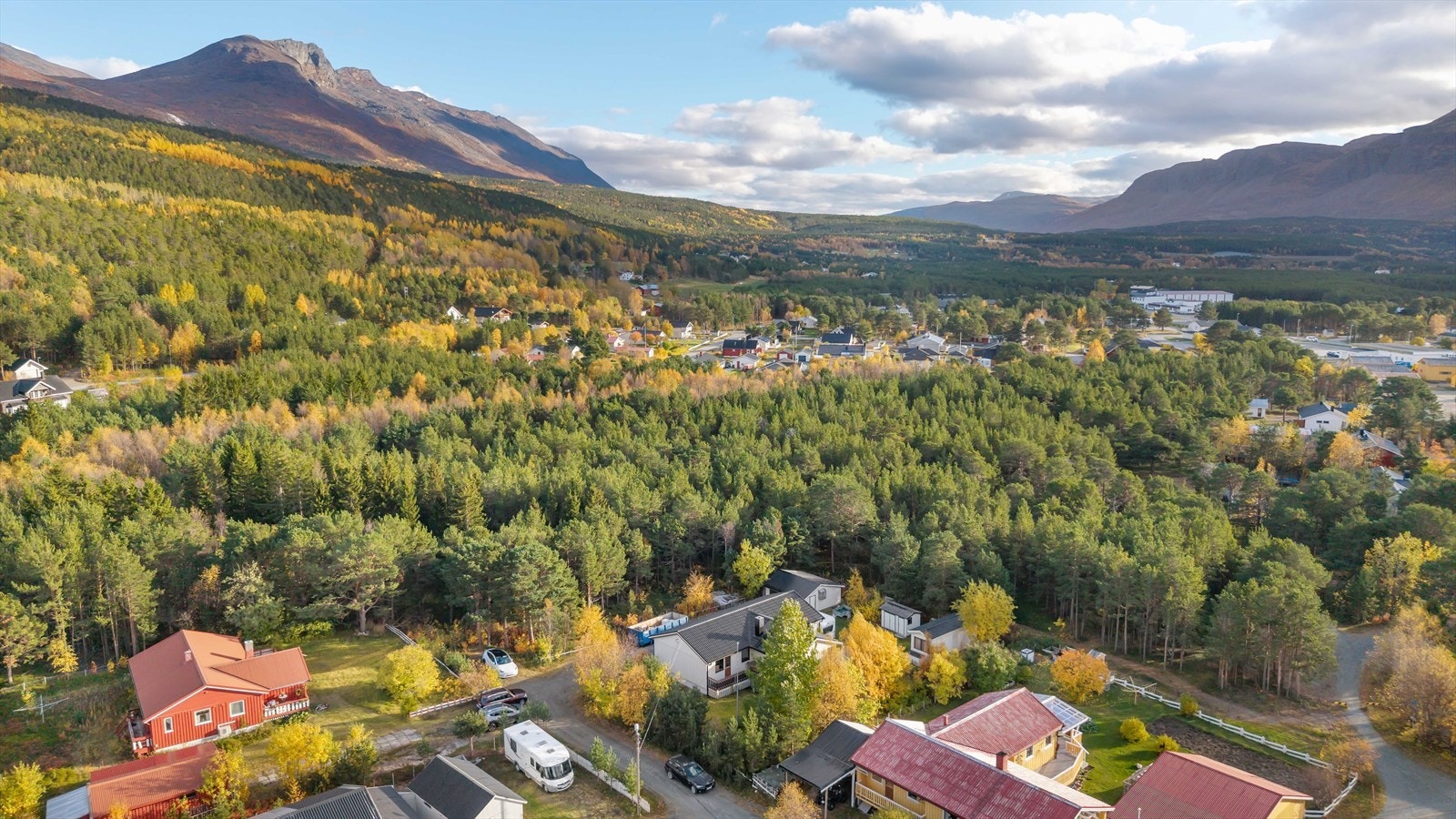 Gangavstand til butikk og skole Galleribilde
