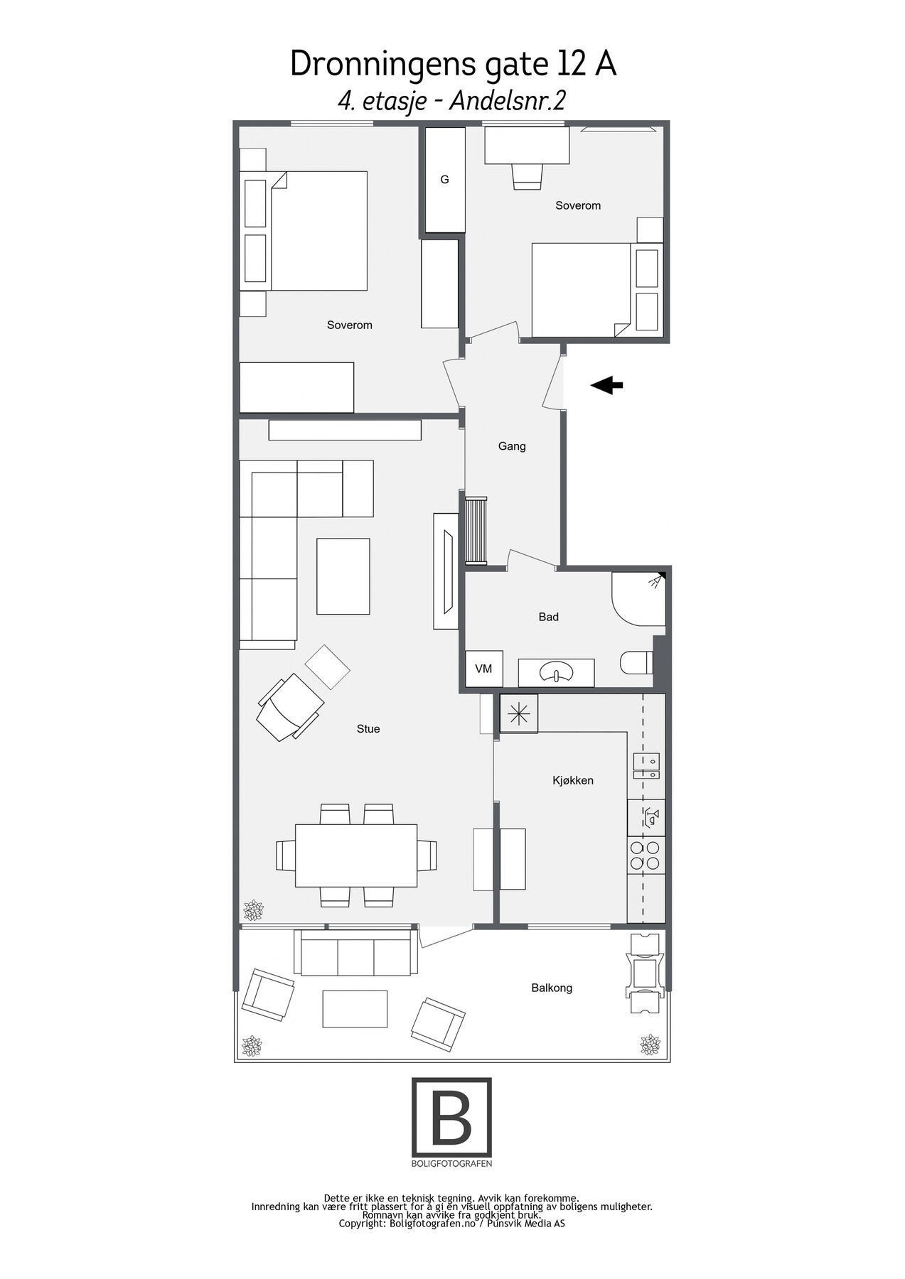 Plantegning Galleribilde