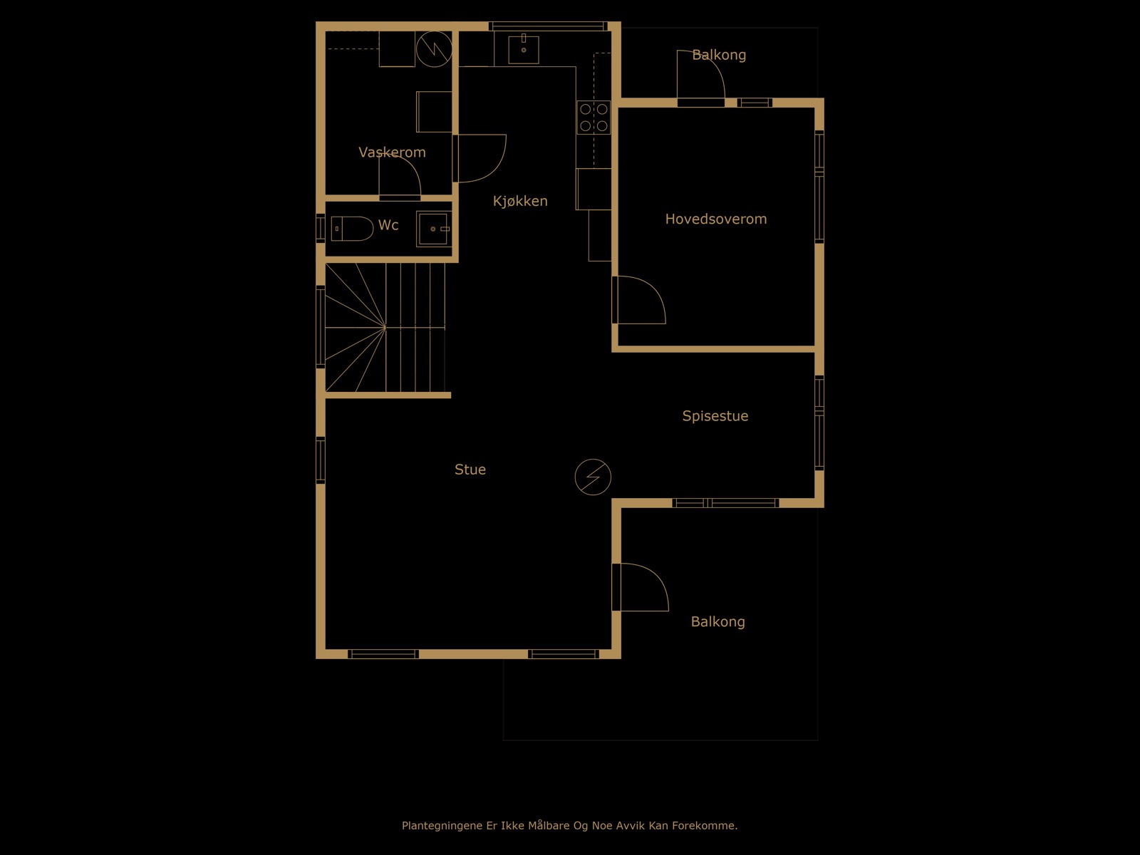 Plantegning av 2. etg. Galleribilde