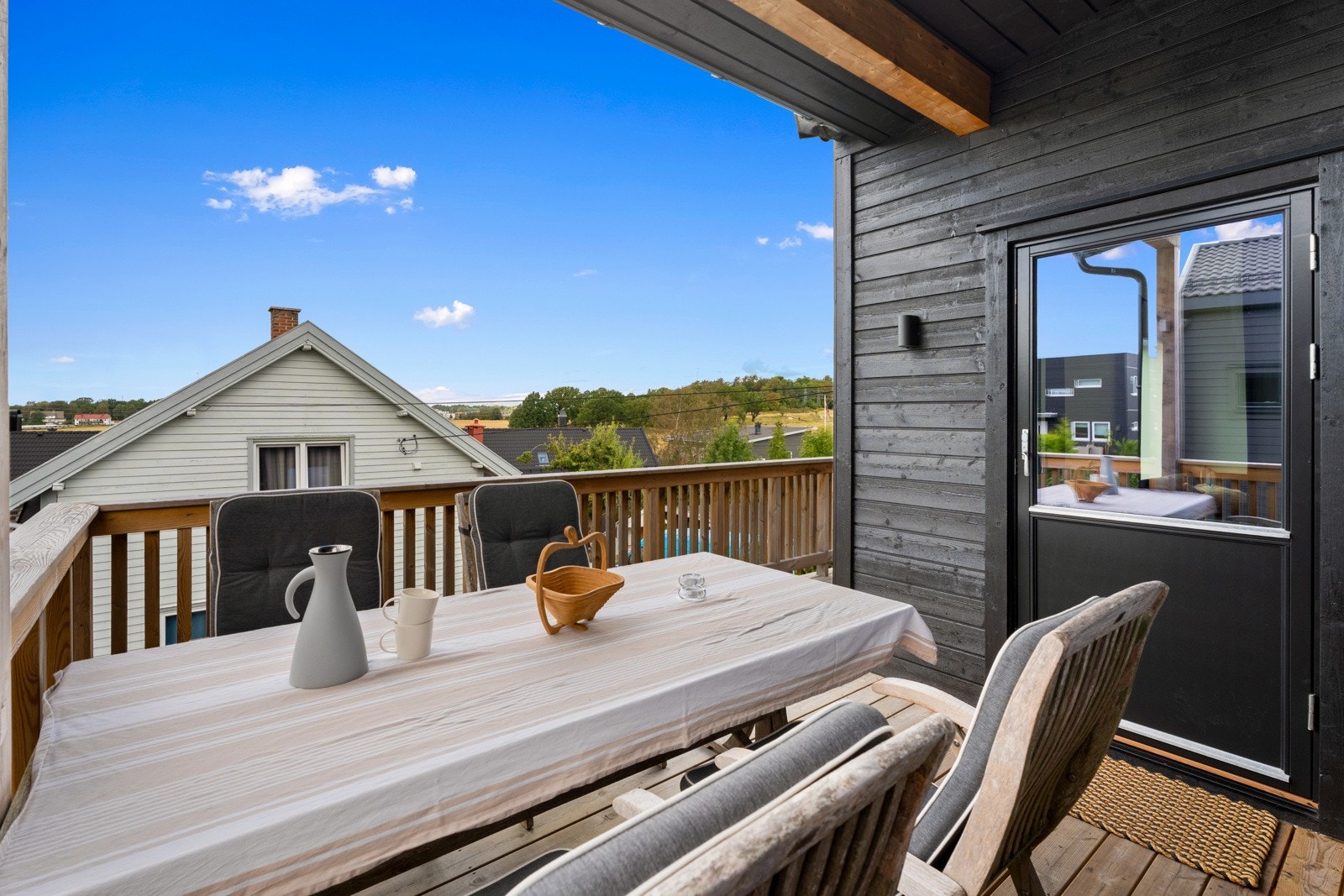 God utsikt mot syd/vest fra eiendommen. Galleribilde