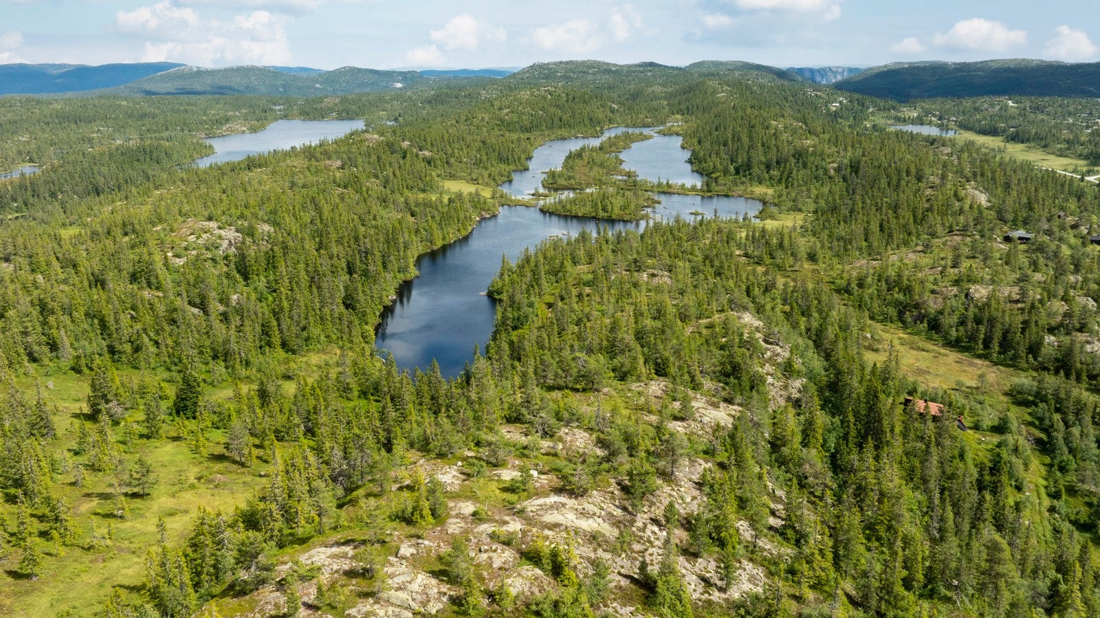 Vinterstid passerer skiløypene rett ved eiendommen. Det maskin prepareres skiløyper hver helg gjennom vinterhalvåret. Galleribilde