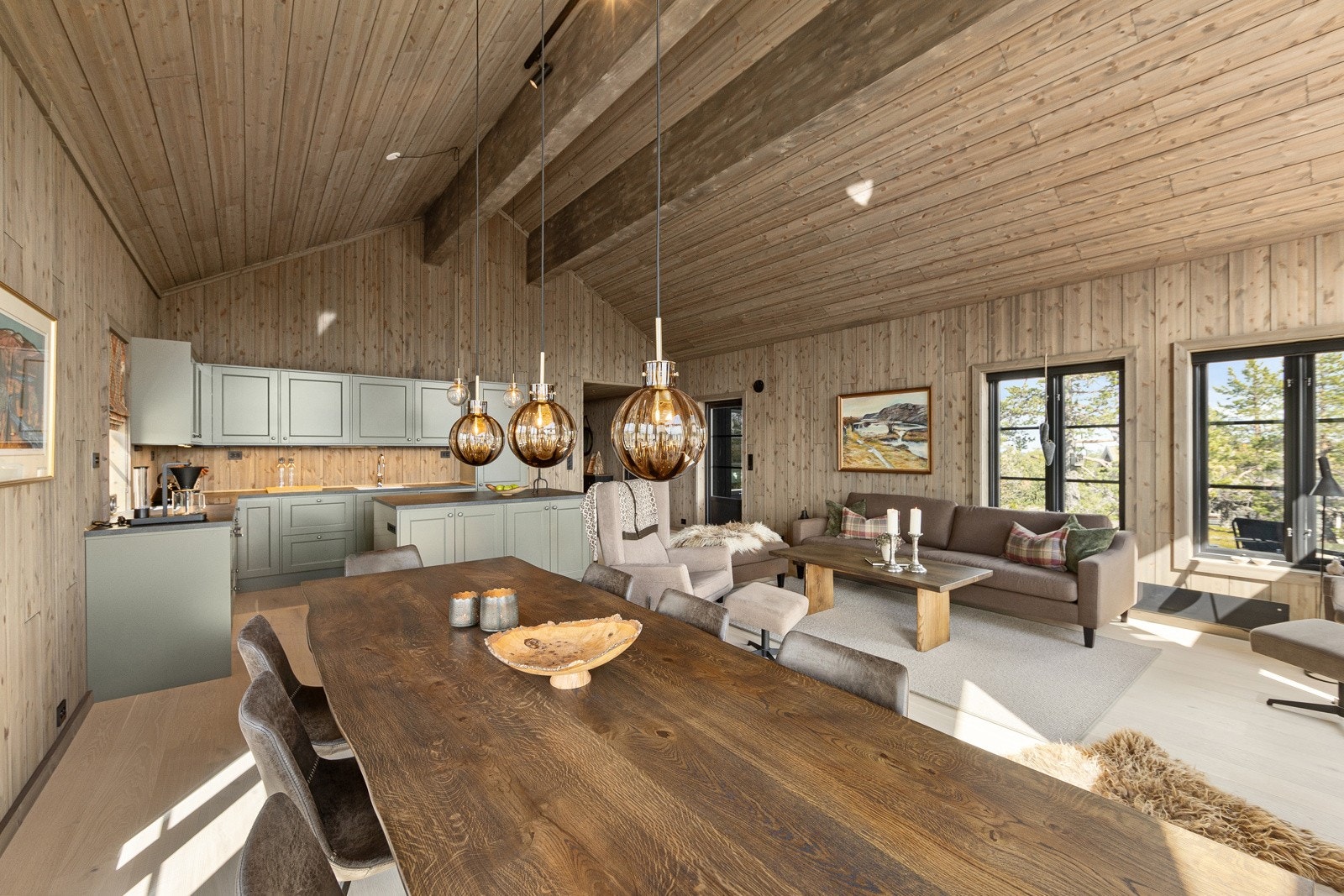 God plass til å samle både familie og venner. Galleribilde