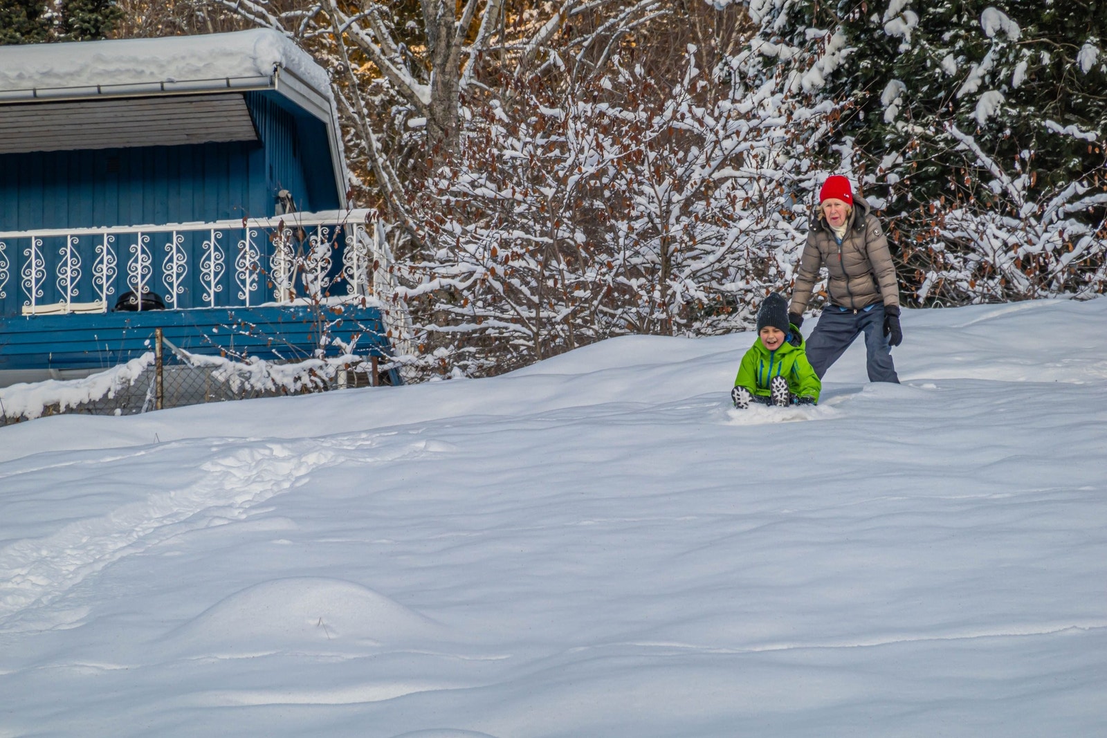 Right outside the cabin Galleribilde