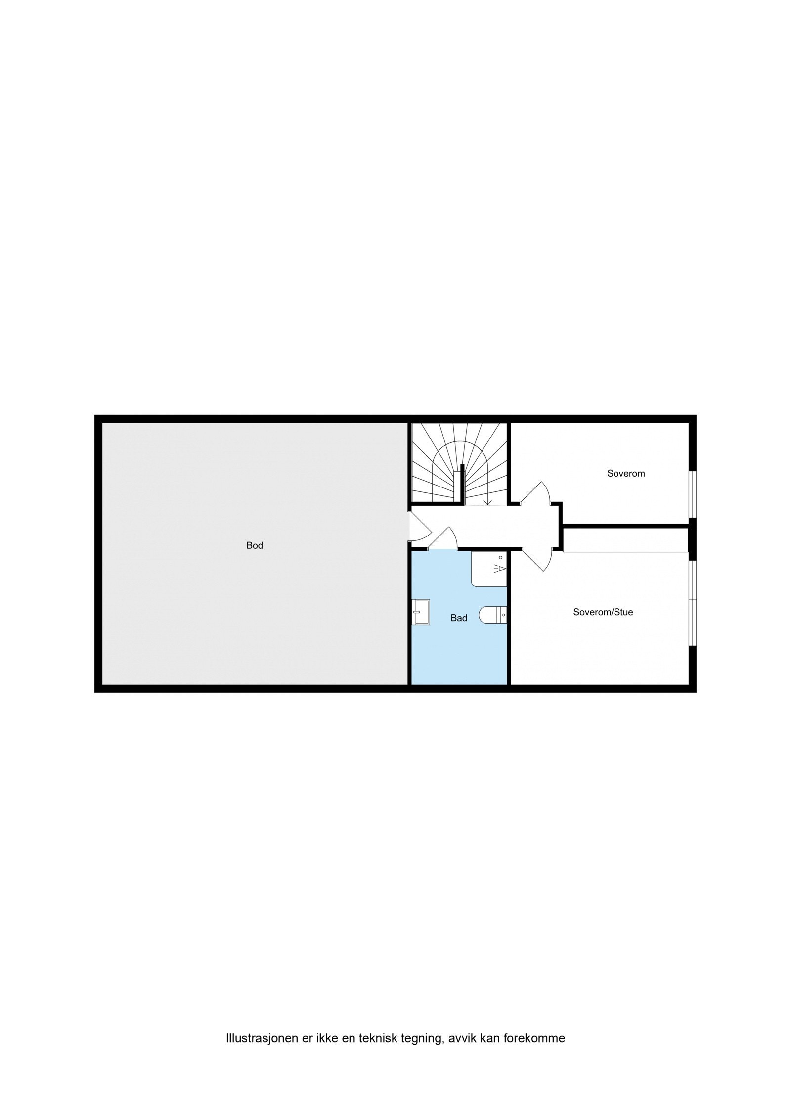 Plantegning 3. etasje. Galleribilde