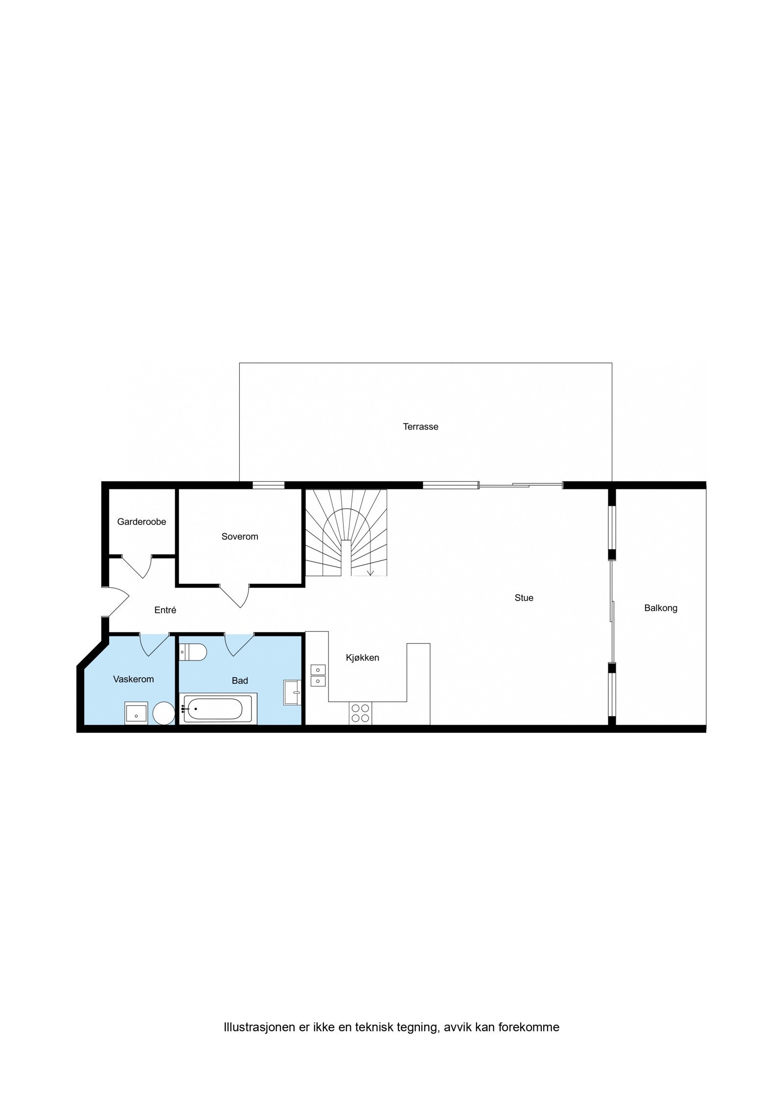 Plantegning 2. etasje. Galleribilde
