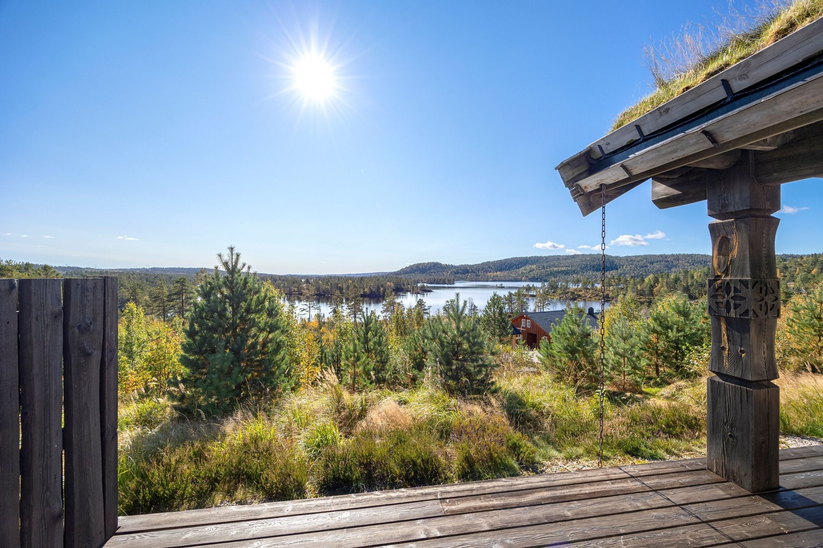 Terrasse øst sett mot syd Galleribilde