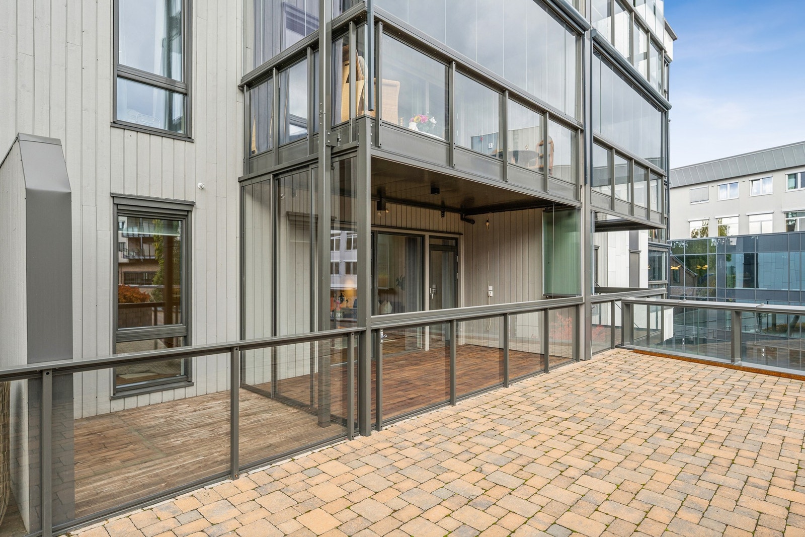 Her kan du se utover fellesarealene i sameiet. Galleribilde