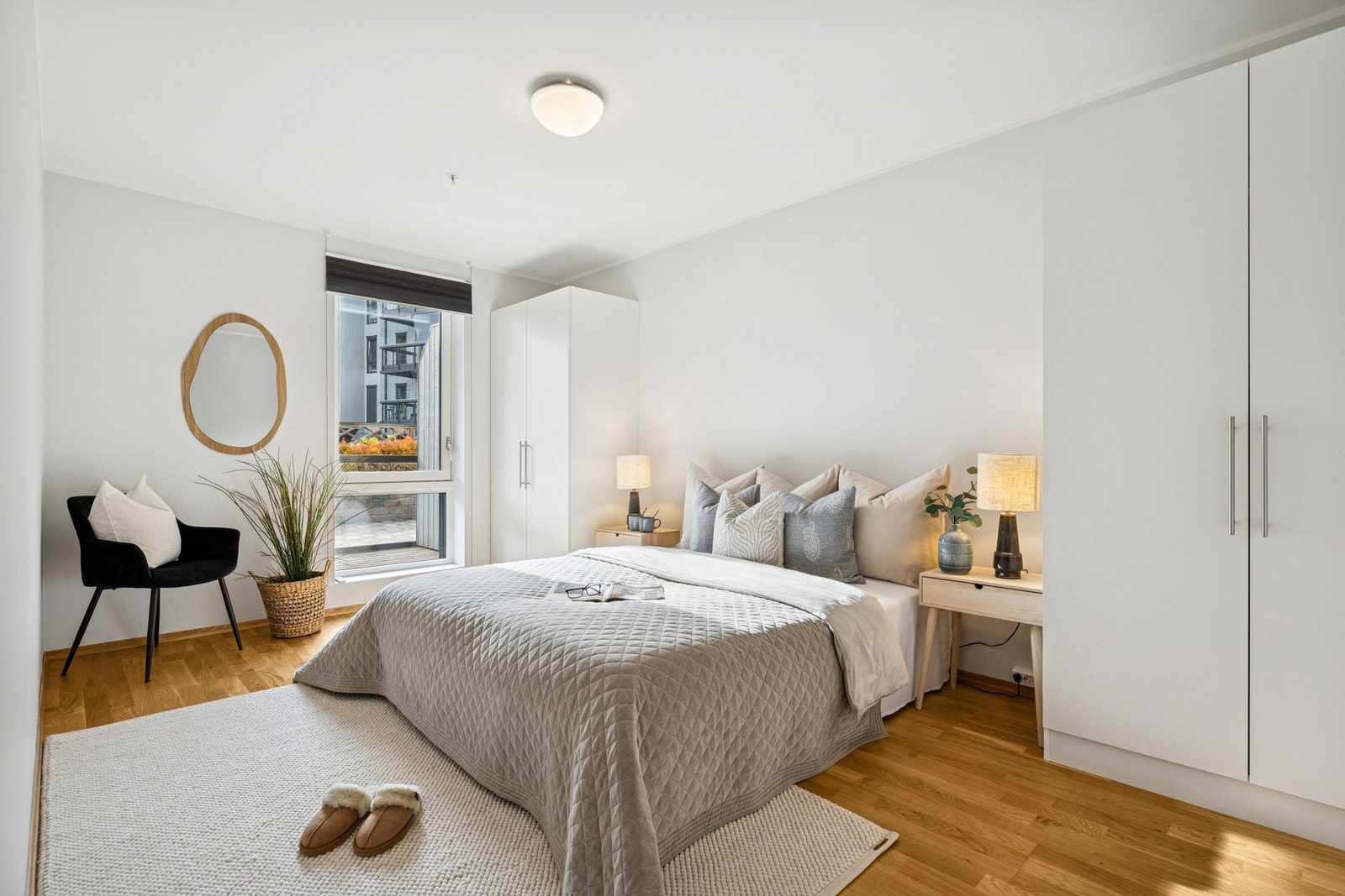 Leiligheten har to soverom - begge av god størrelse. Galleribilde