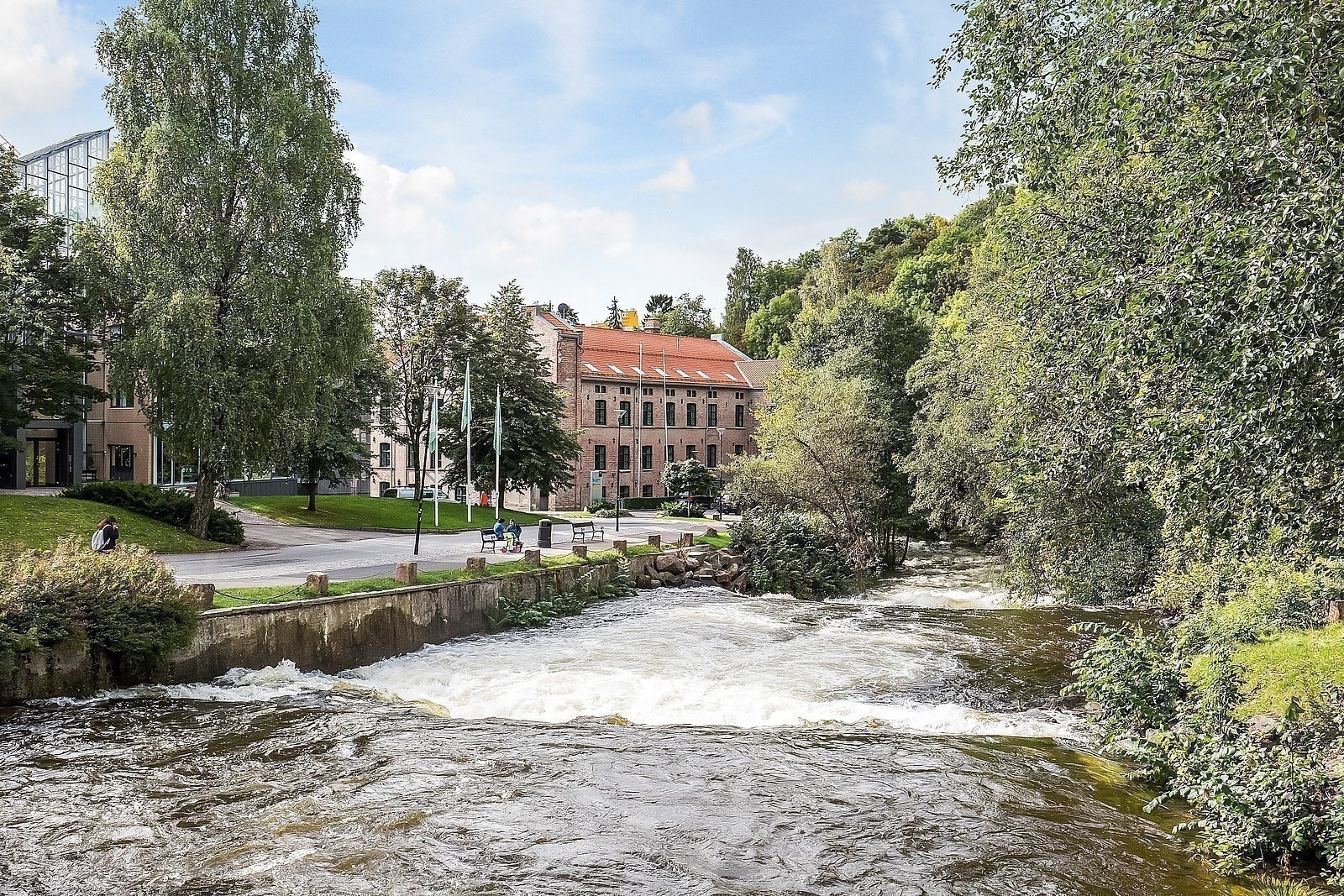 Idyllisk beliggenhet ved Akerselva Galleribilde