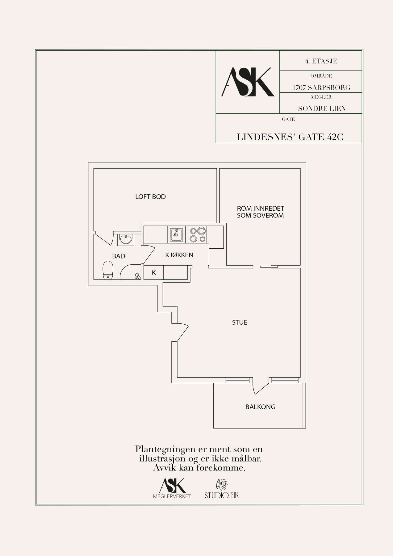 Plantegning Galleribilde