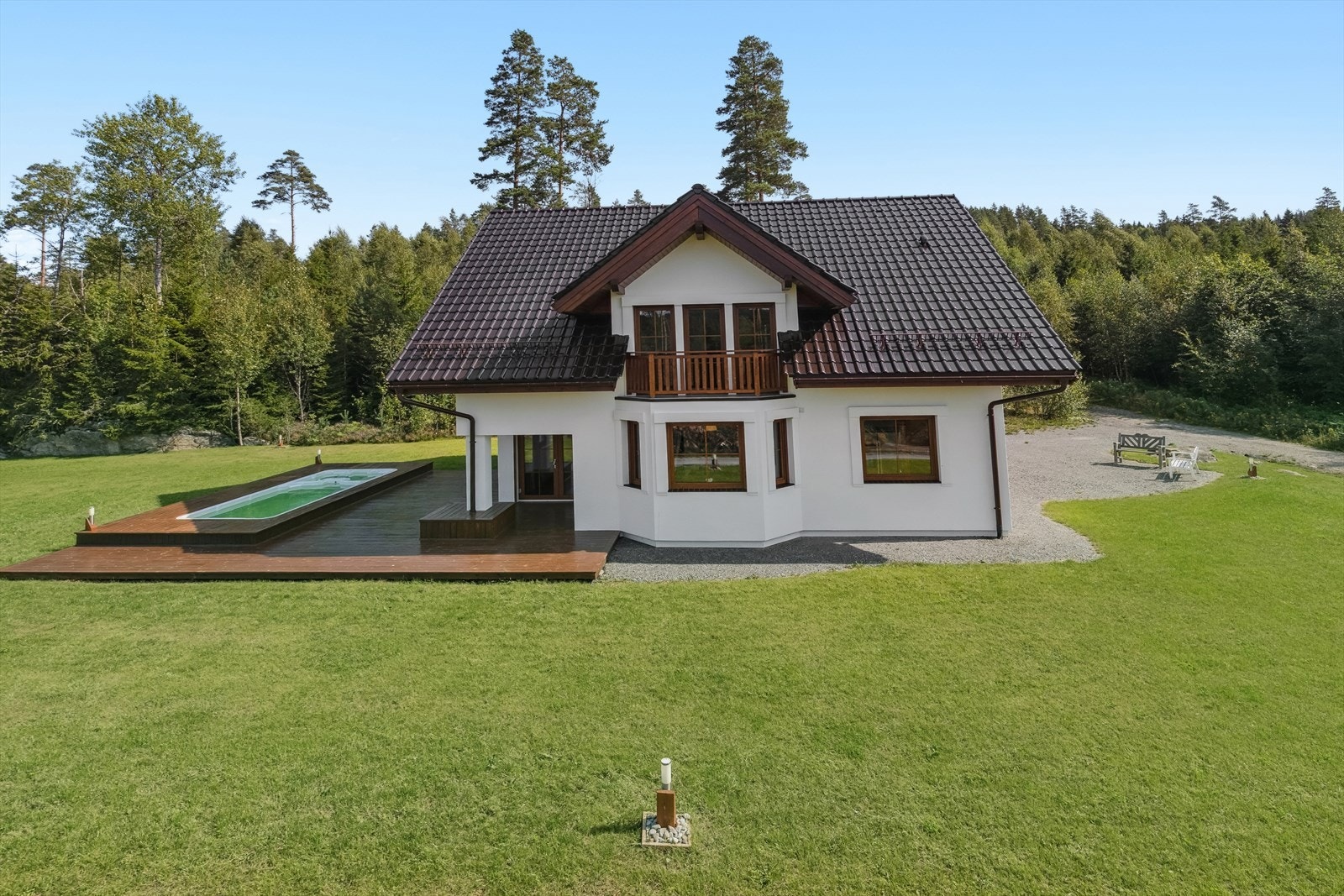 Murfasaden gir boligen et særegent uttrykk. Galleribilde