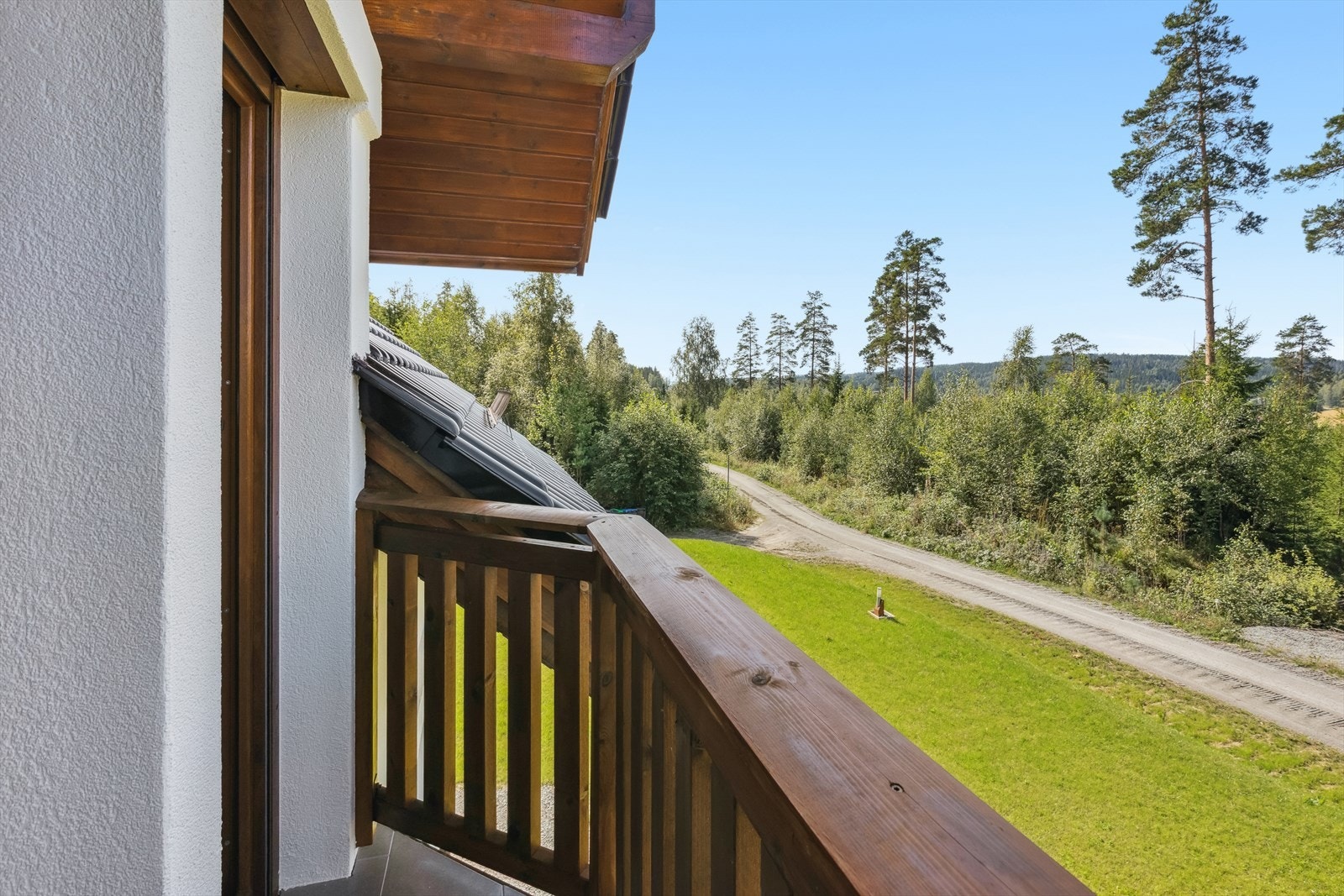 I den andre retningen er det landlig utsikt. Galleribilde