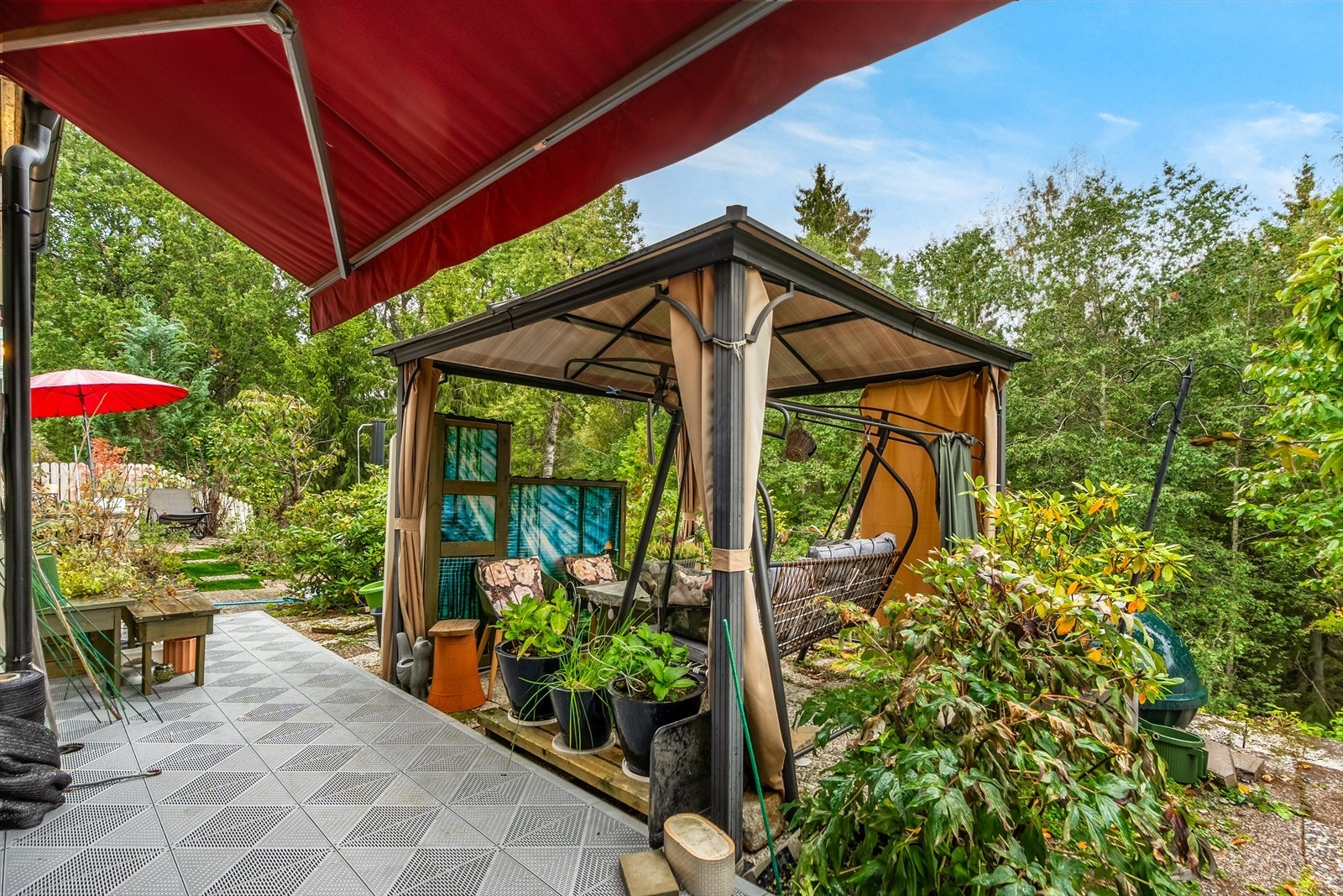 Hagen er stor og har mange hyggelige seksjoner. Galleribilde