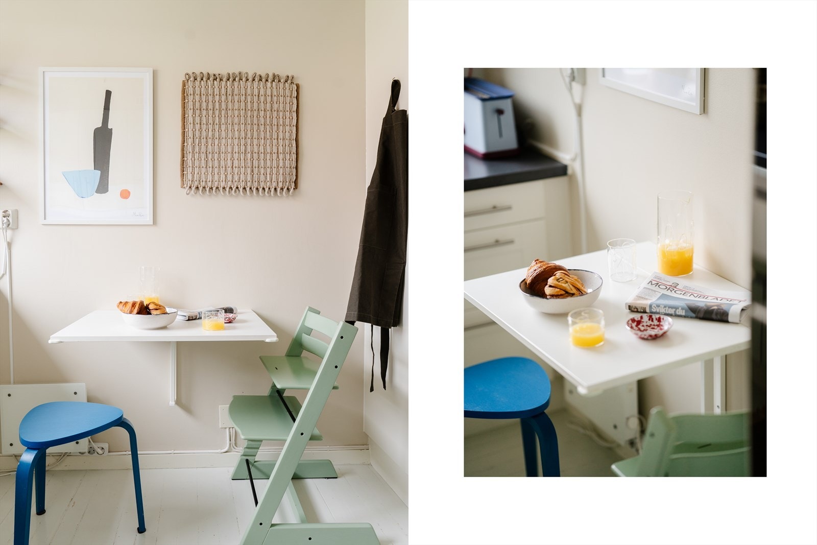 Hyggelig og praktisk løsning - perfekt for de raske måltidene Galleribilde