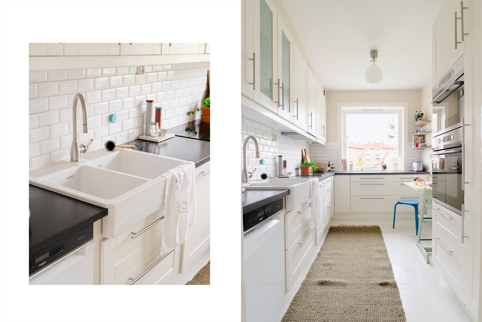 Induksjonstopp, stekeovn, kombiovn og kjøl/frys er integrert i innredningen Galleribilde