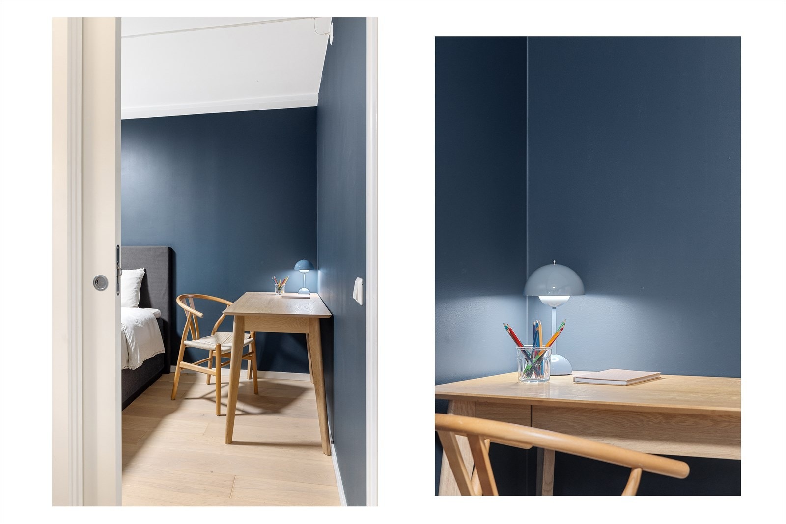 Det er god plass til å innrede med skrivebord eller annet møblement. Galleribilde