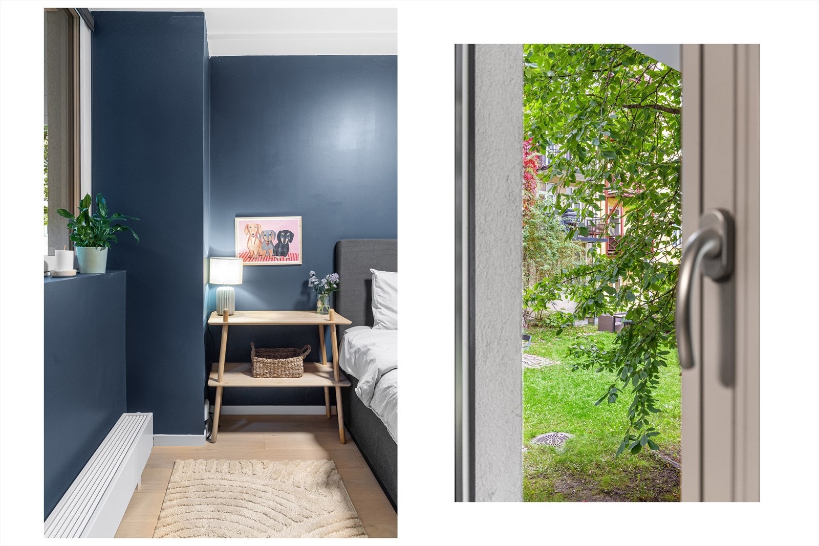 Soverommet har kun vinduer inn mot stille og skjermet bakgård. Galleribilde