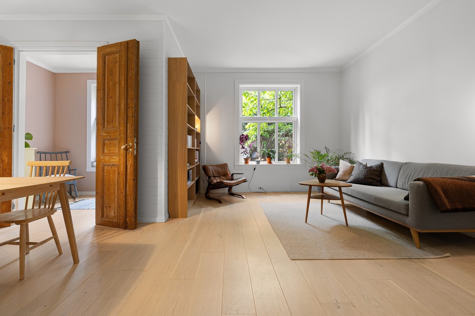 Leiligheten har en god planløsning som gjør den enkel å møblere Galleribilde