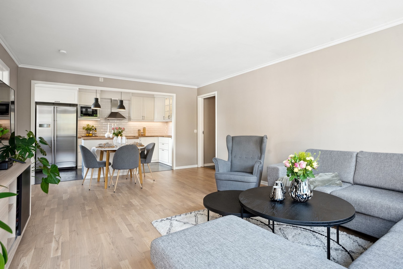 Moderne planløsning. Galleribilde