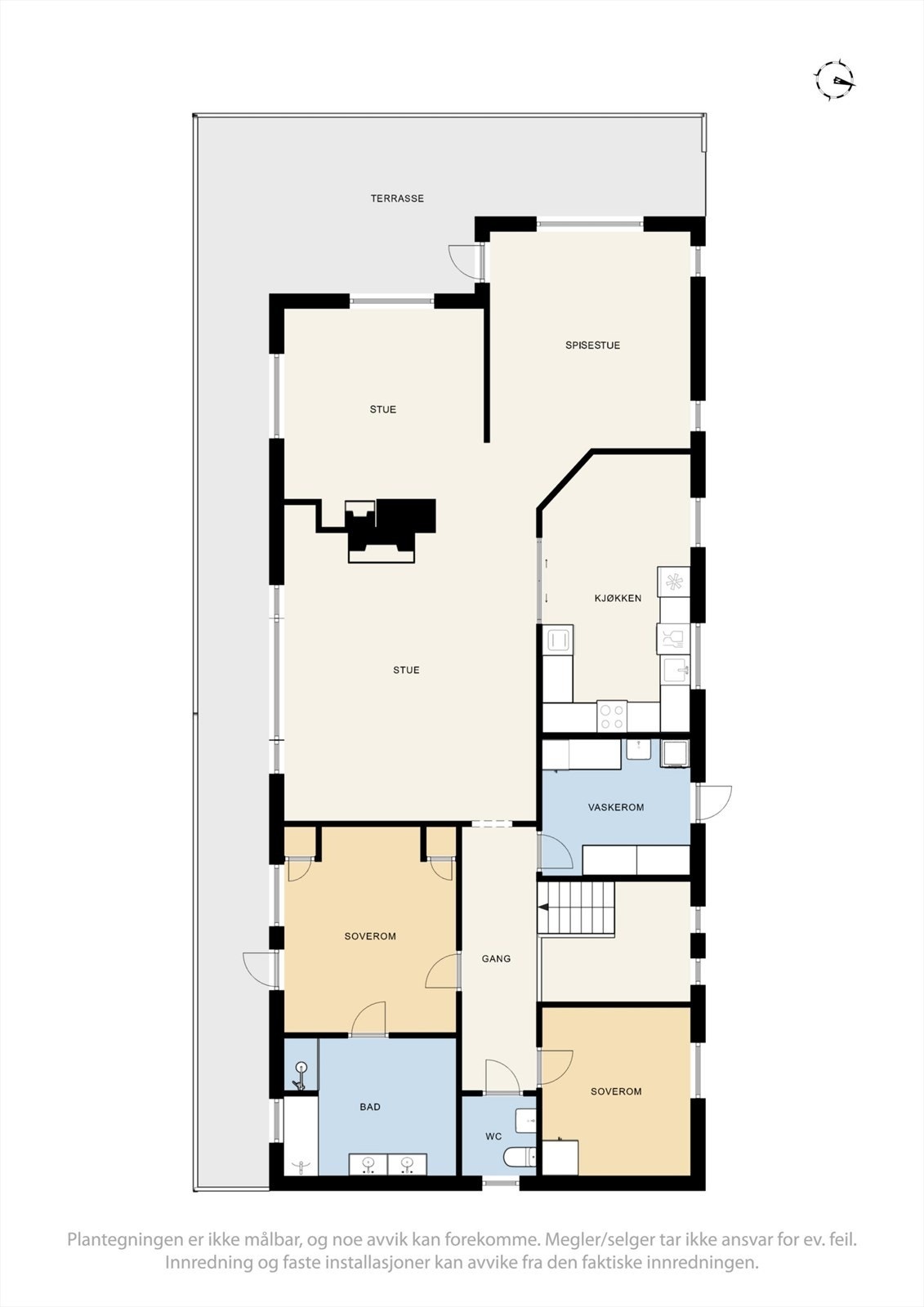Plantegning 1.etasje Galleribilde