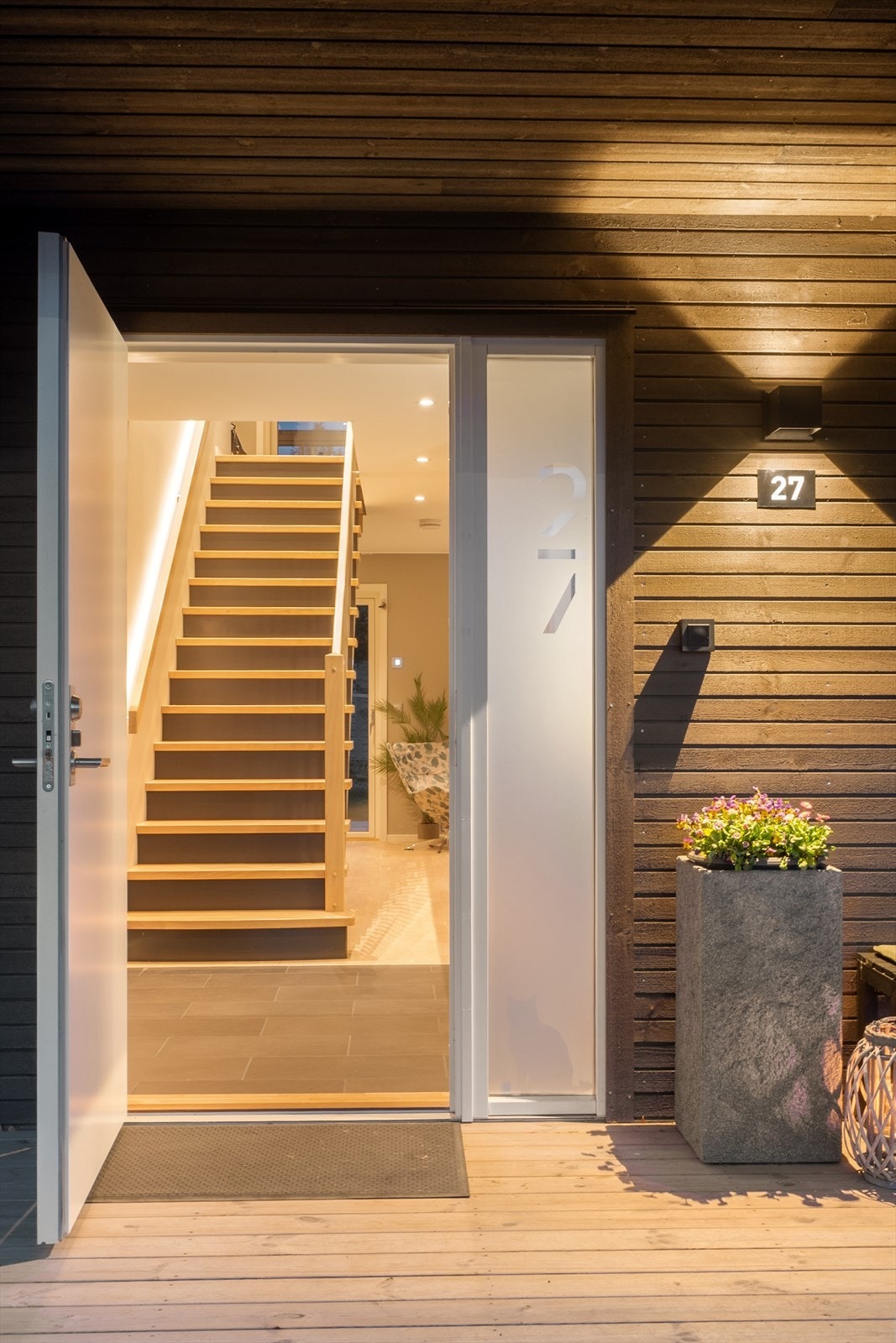 Overbygget inngangsparti. Galleribilde