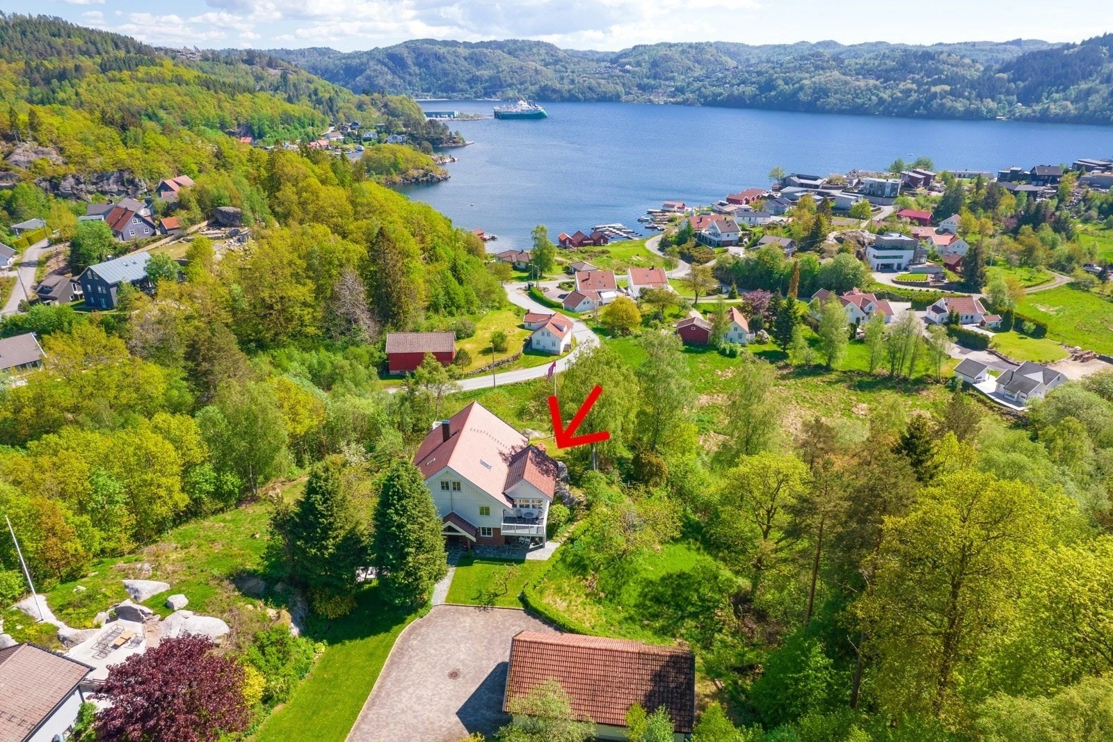 Plassering av huset Galleribilde