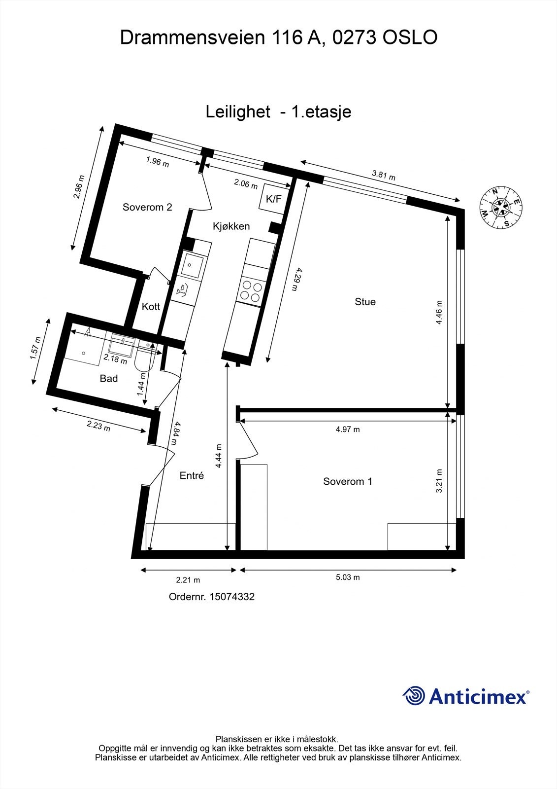 Plantegning Galleribilde