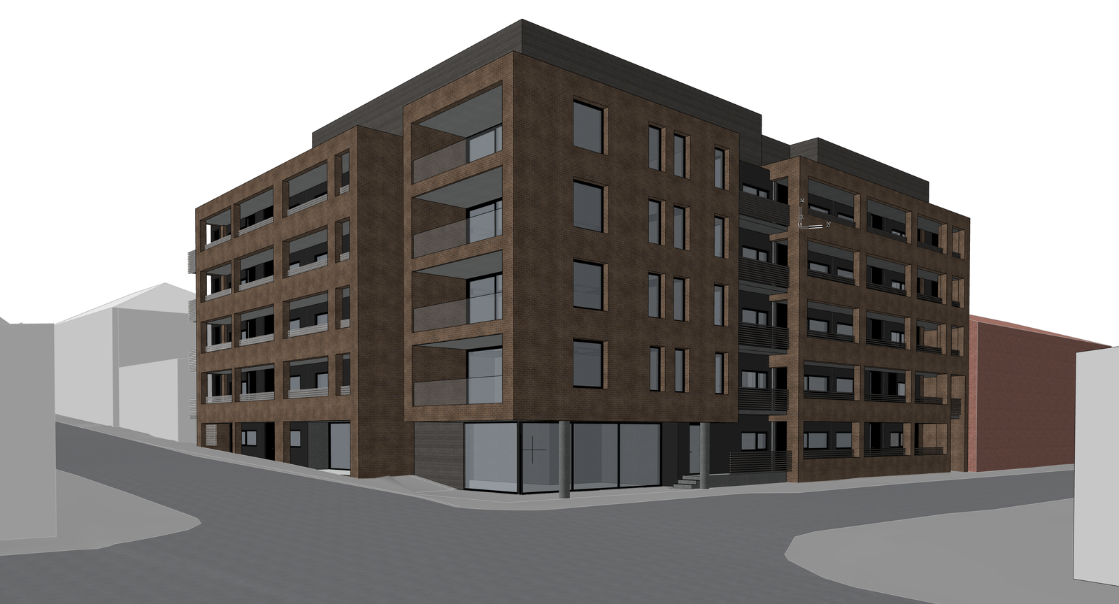 Foreløpig skisse for Astrids gate 26. Galleribilde