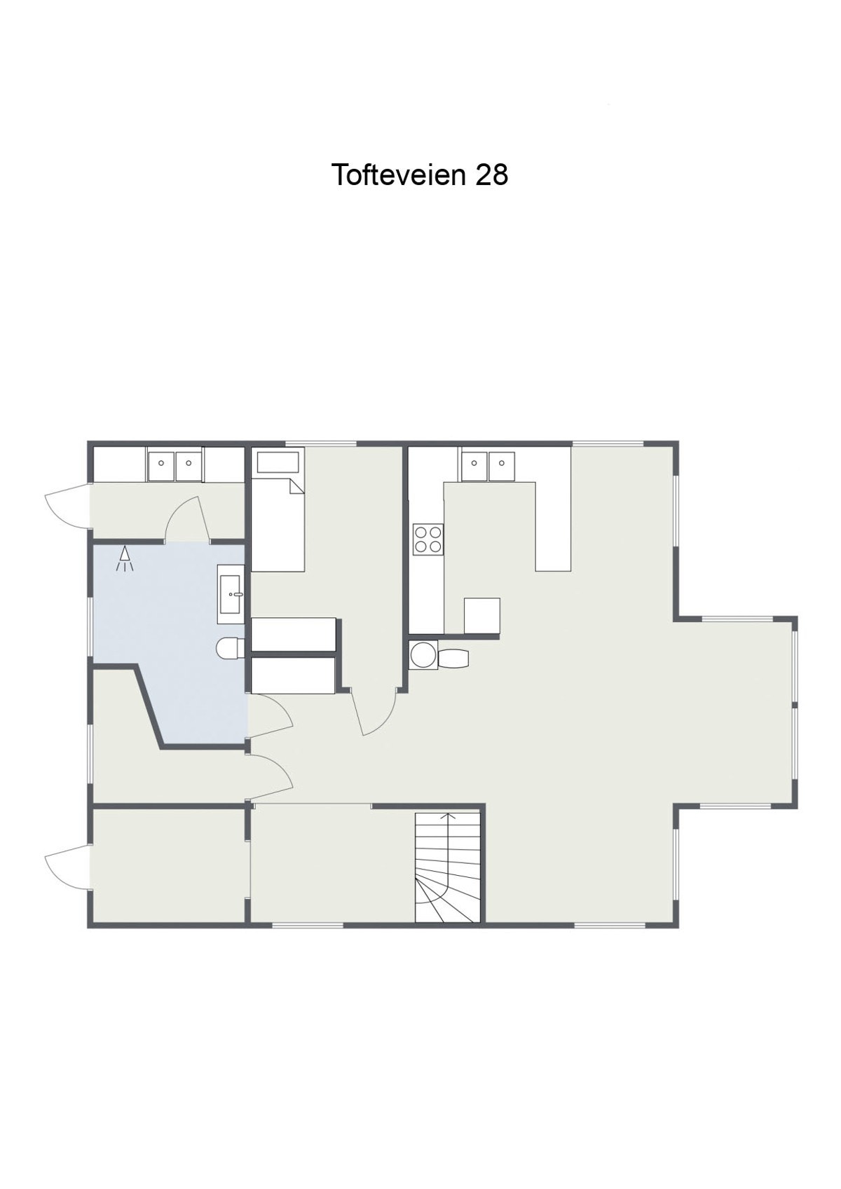 Plantegning 1.etasje Galleribilde