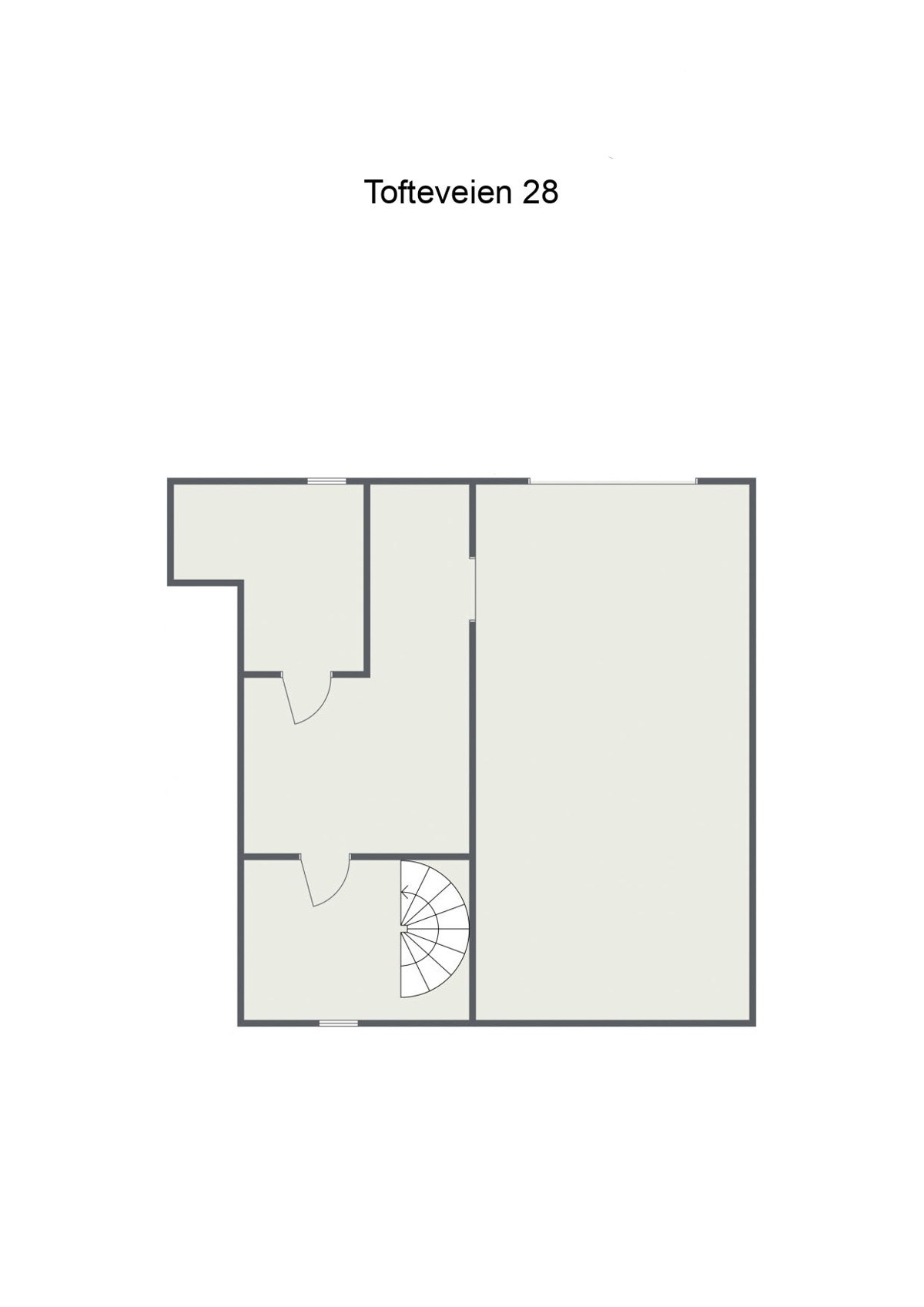 Plantegning kjeller (grovkjeller) Galleribilde