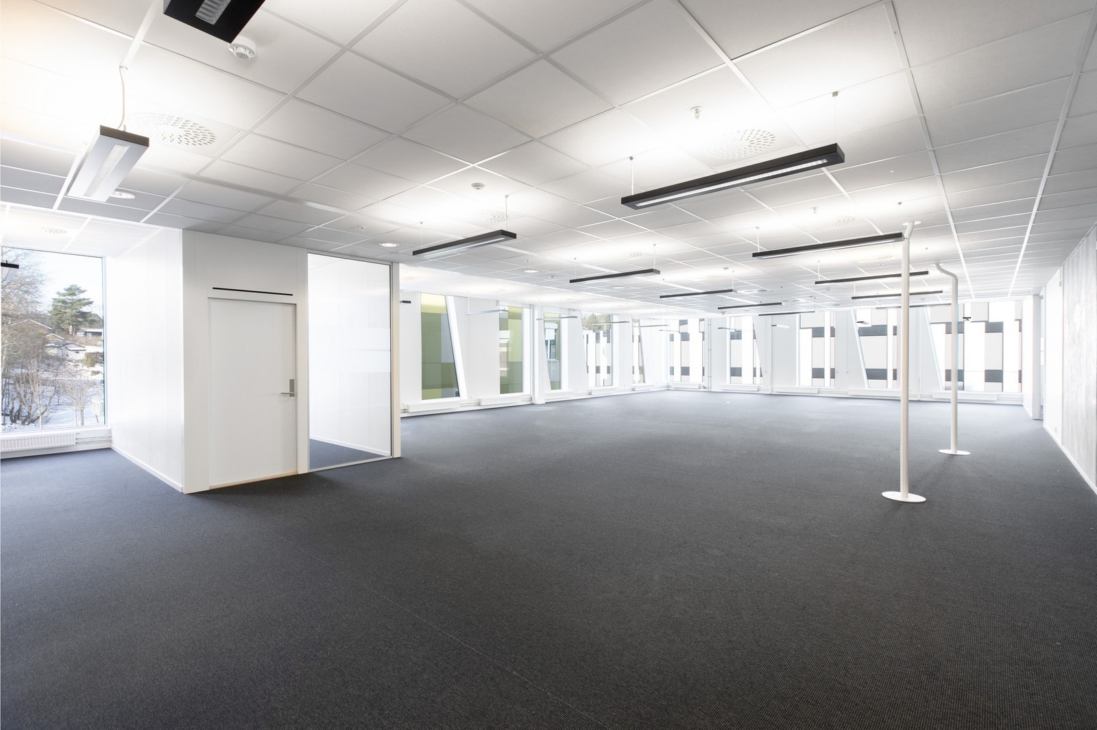 Bilder fra lokalet på 820 kvm i 4. etg. Lokalet tilpasses ny leietaker. Galleribilde