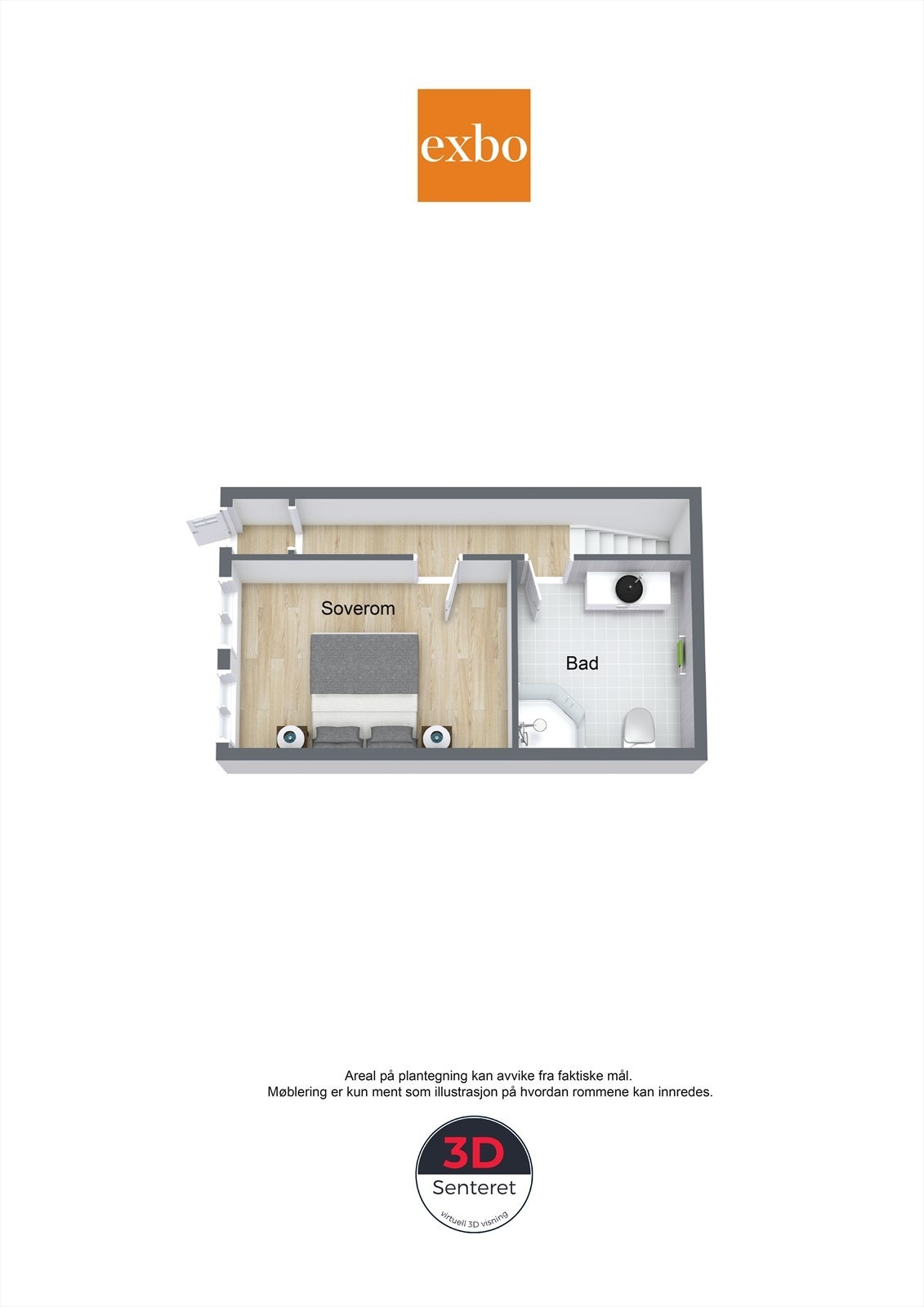 Plantegning 1. etasje Galleribilde